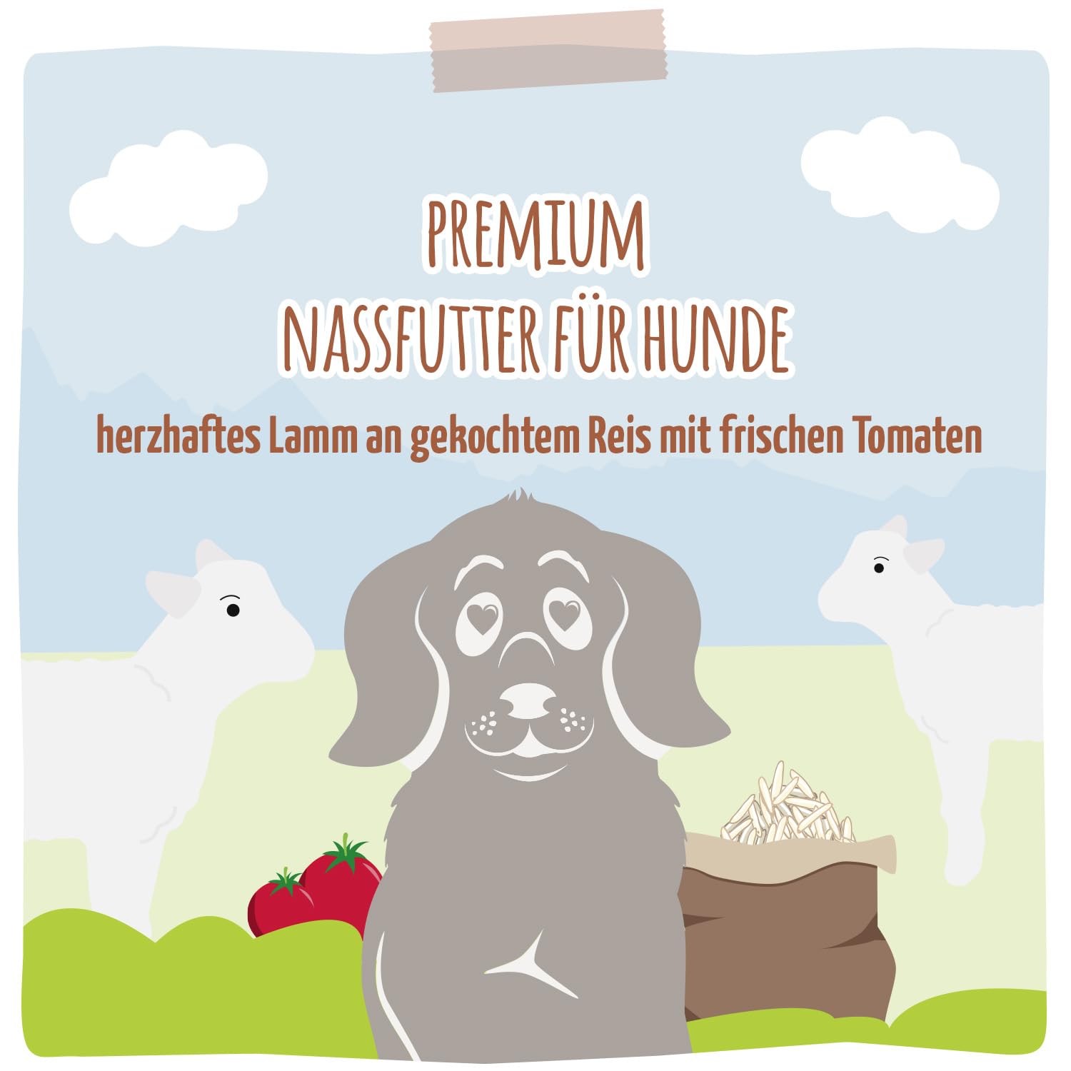 mjamjam-leckere-mahlzeiten-hundenassfutter-lamm-an-reis-mit-tomaten-6-x-200g image 5
