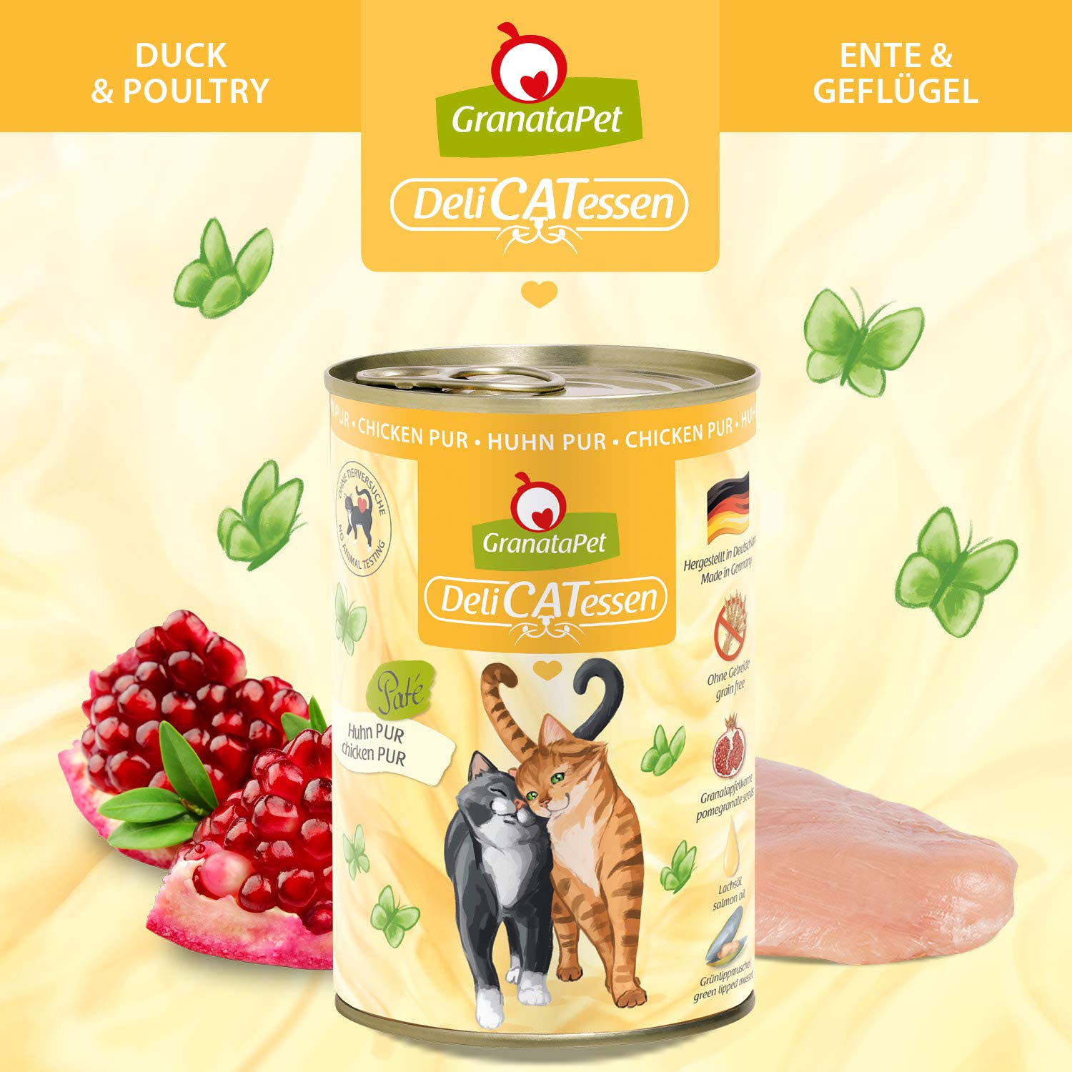 granatapet-delicatessen-premium-nassfutter-f-r-katzen-huhn-pur-400-g-getreidefre image 2