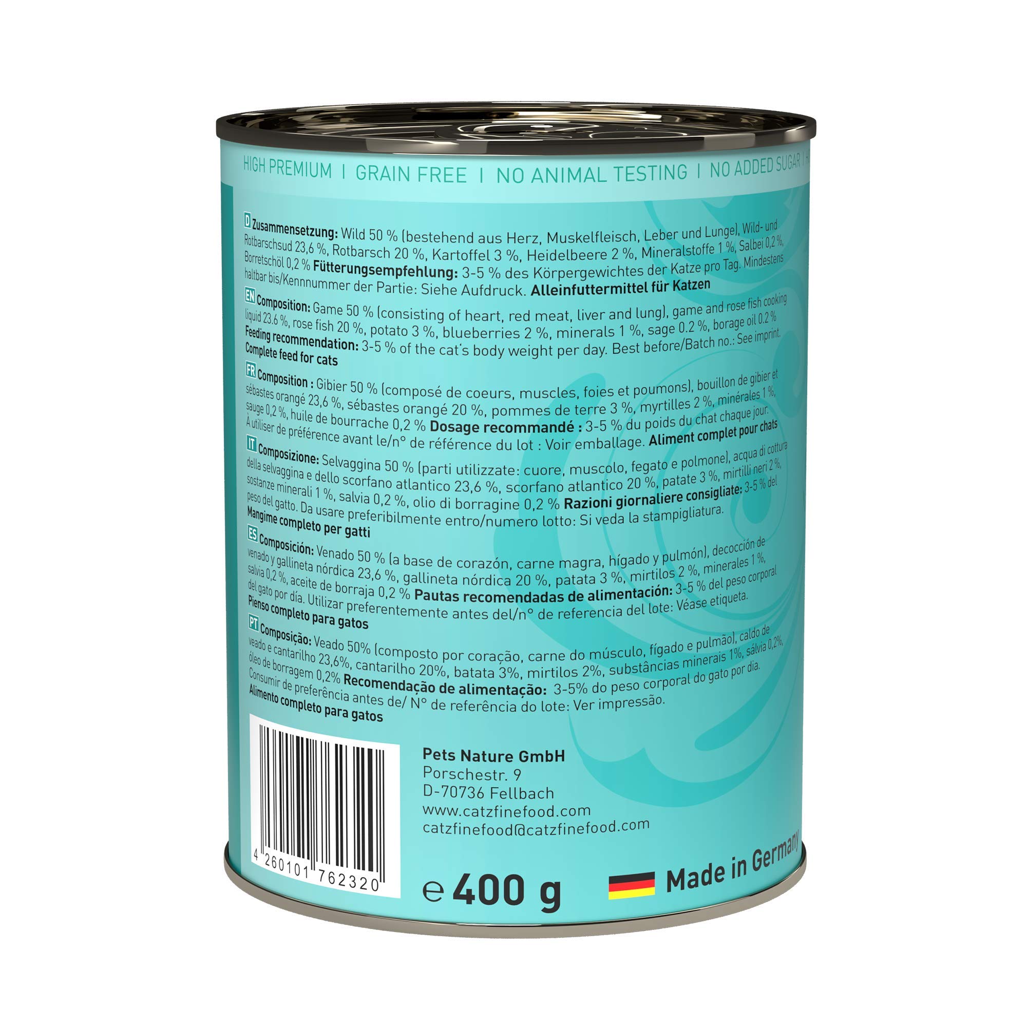 catz-finefood-classic-n-21-katzennassfutter-wild-rotbarsch-6-x-400g image 2