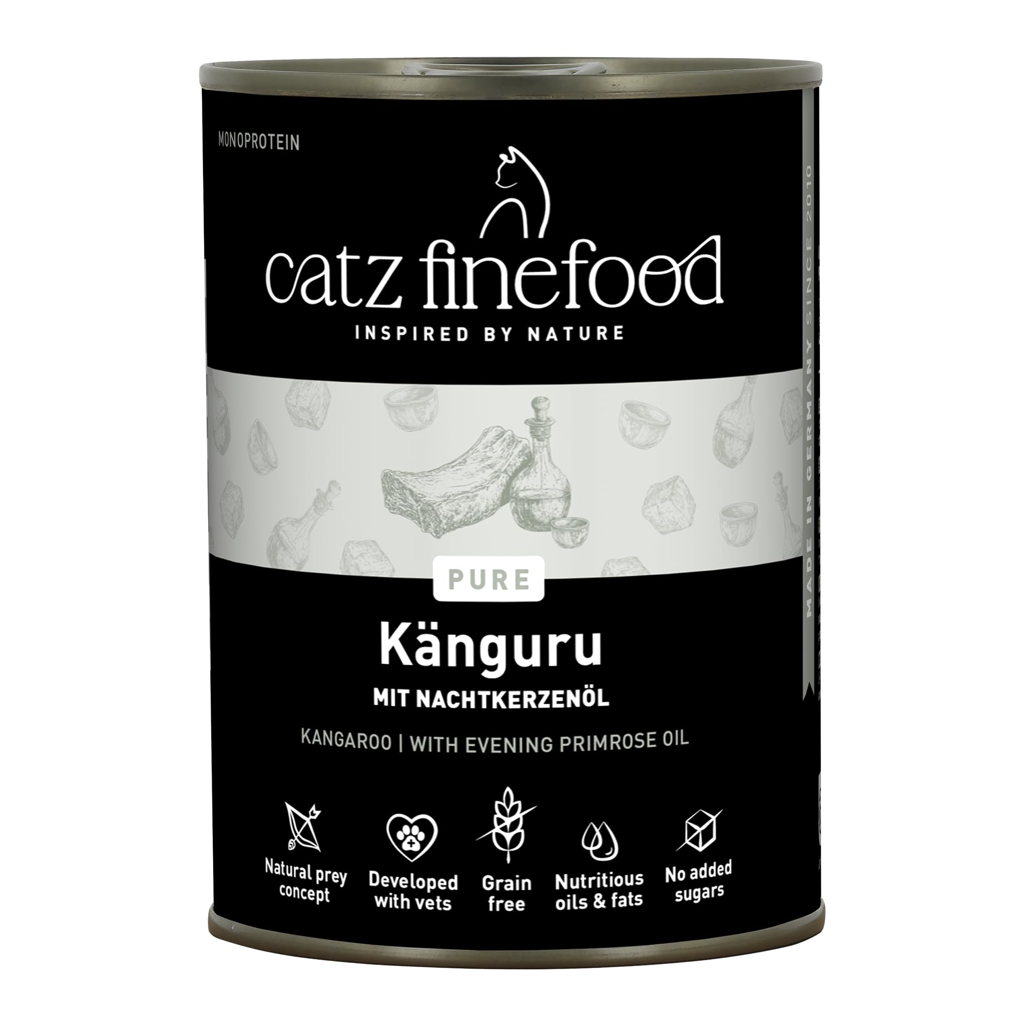 catz-finefood-purrrr-n-107-katzennassfutter-k-nguru-monoprotein-6-x-400g image 1