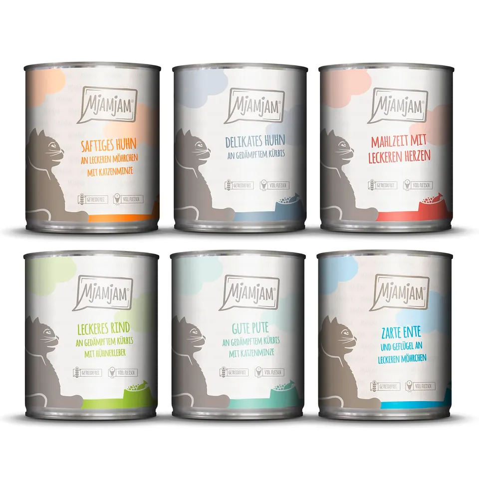 mjamjam-premium-nassfutter-f-r-katzen-mixpaket-iii-6-x-800-g image 1