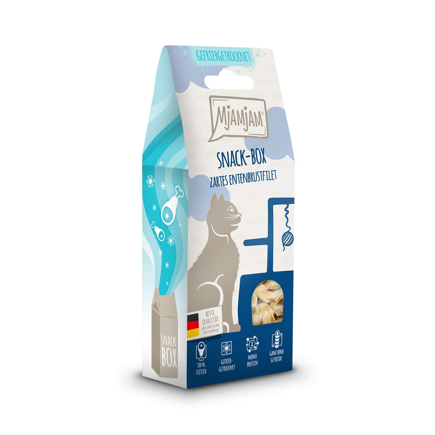 mjamjam-premium-snackbox-f-r-katzen-h-hnerherzen-gefriergetrocknet-35-g image 5