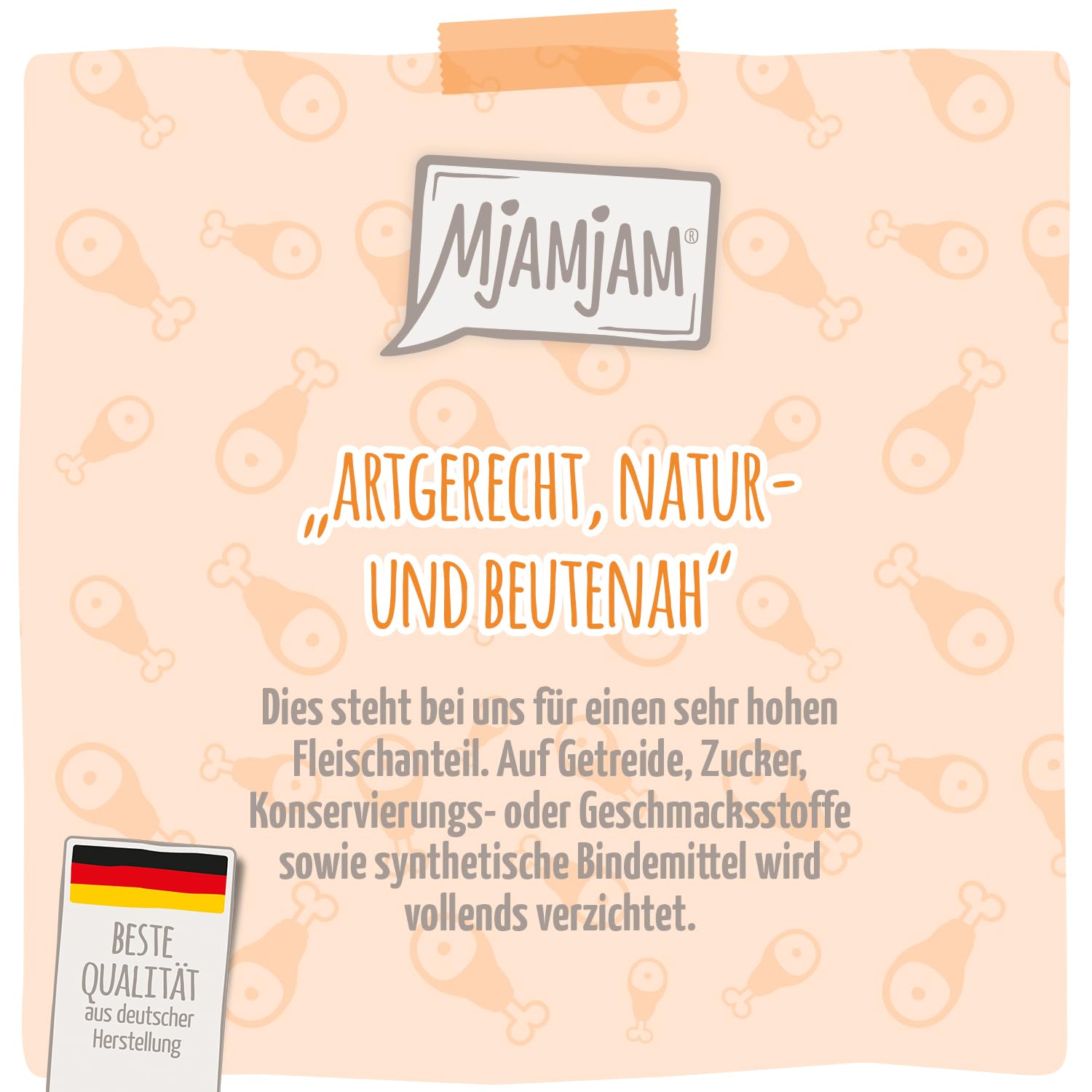 mjamjam-premium-katzenfutter-topping-gefriergetrocknetes-h-hnerfilet-60-g image 2