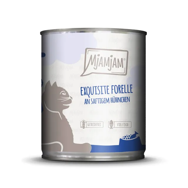 mjamjam-premium-nassfutter-katze-forelle-an-h-hnchen-1-x-800-g image 1