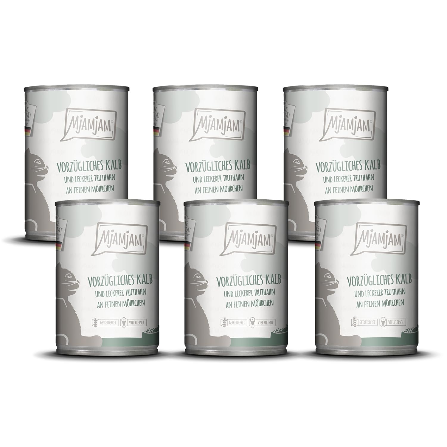mjamjam-leckere-mahlzeiten-premium-nassfutter-f-r-katzen-kalb-truthahn-an-m-hrch image 1