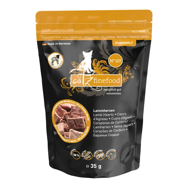 catz-finefood-purrrrly-no-107-lammherzen-katzensnack-6-x-35-g image 1