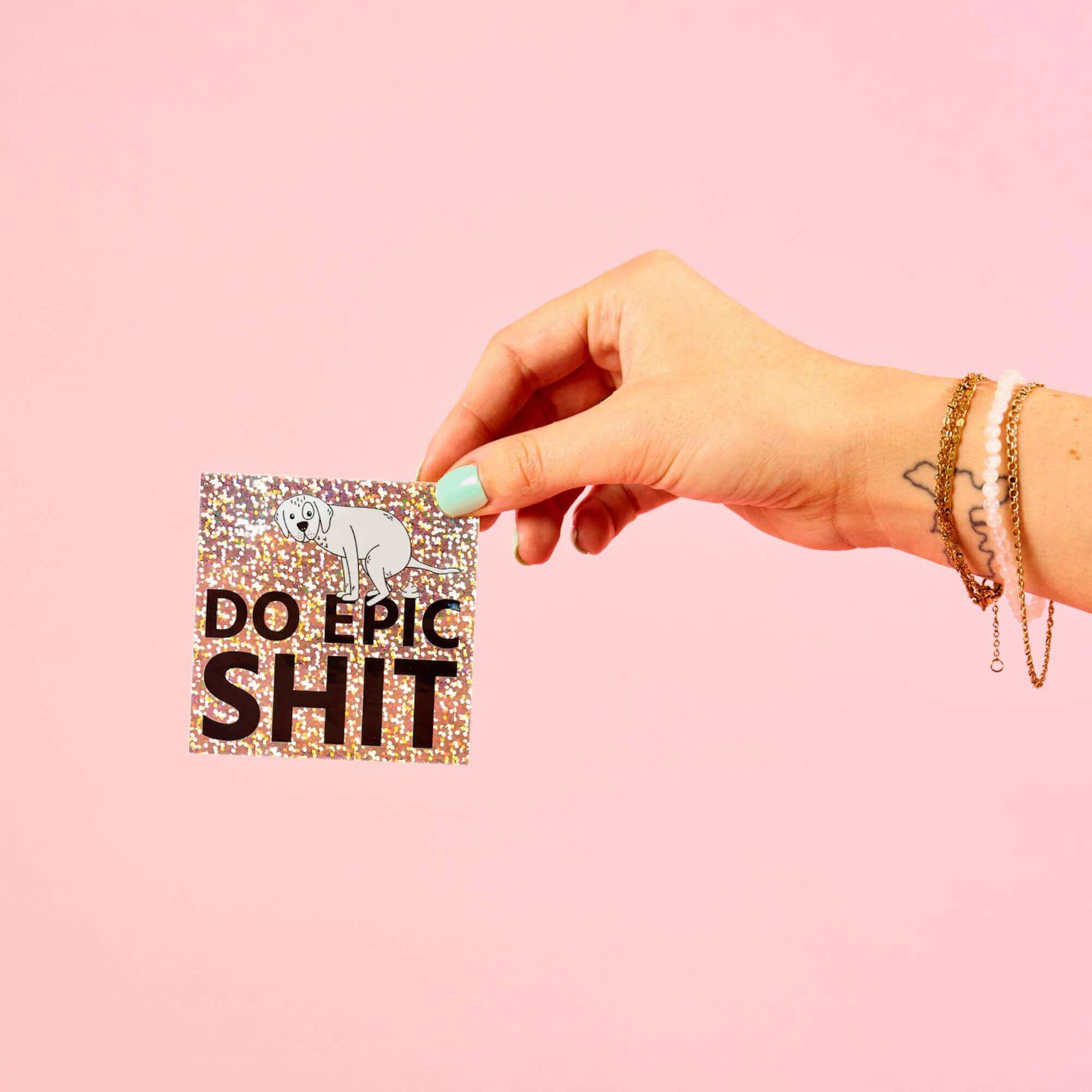 strayz-hunde-sticker-do-epic-shit-doggo-sticker image 1