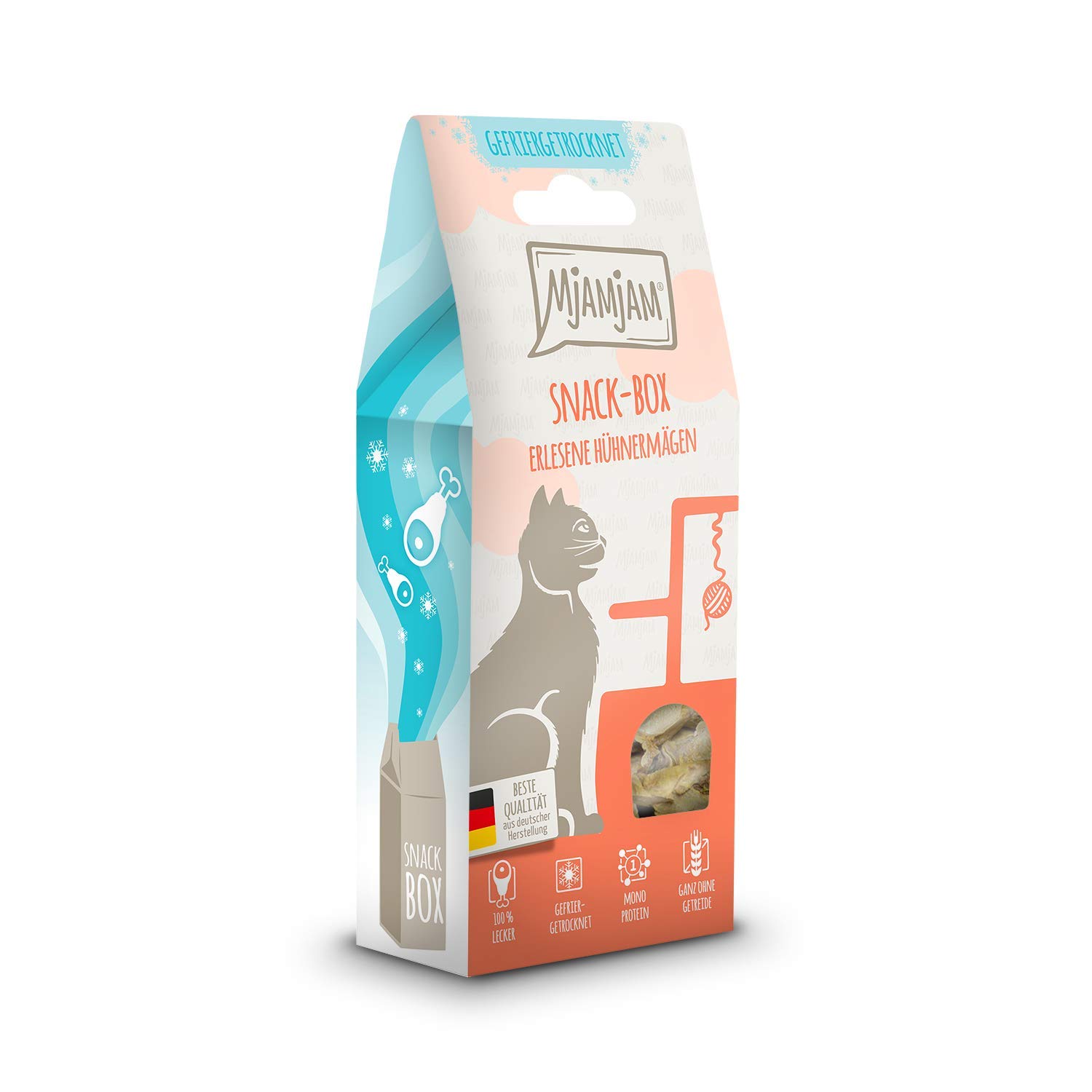 mjamjam-premium-snackbox-f-r-katzen-h-hnerherzen-gefriergetrocknet-35-g image 6