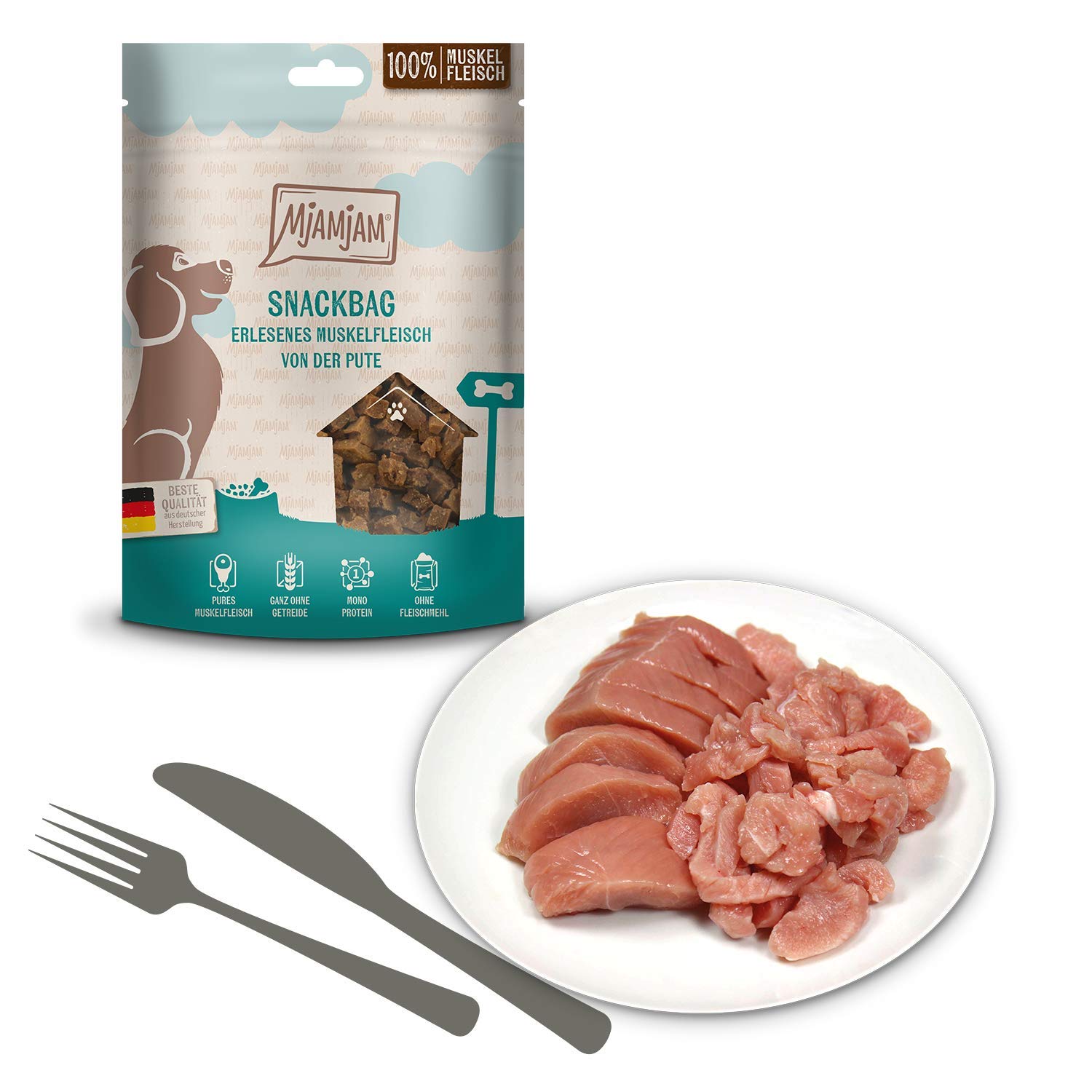 mjamjam-premium-hundesnack-snackbag-multipack-muskelfleisch-8-x-100-g image 3
