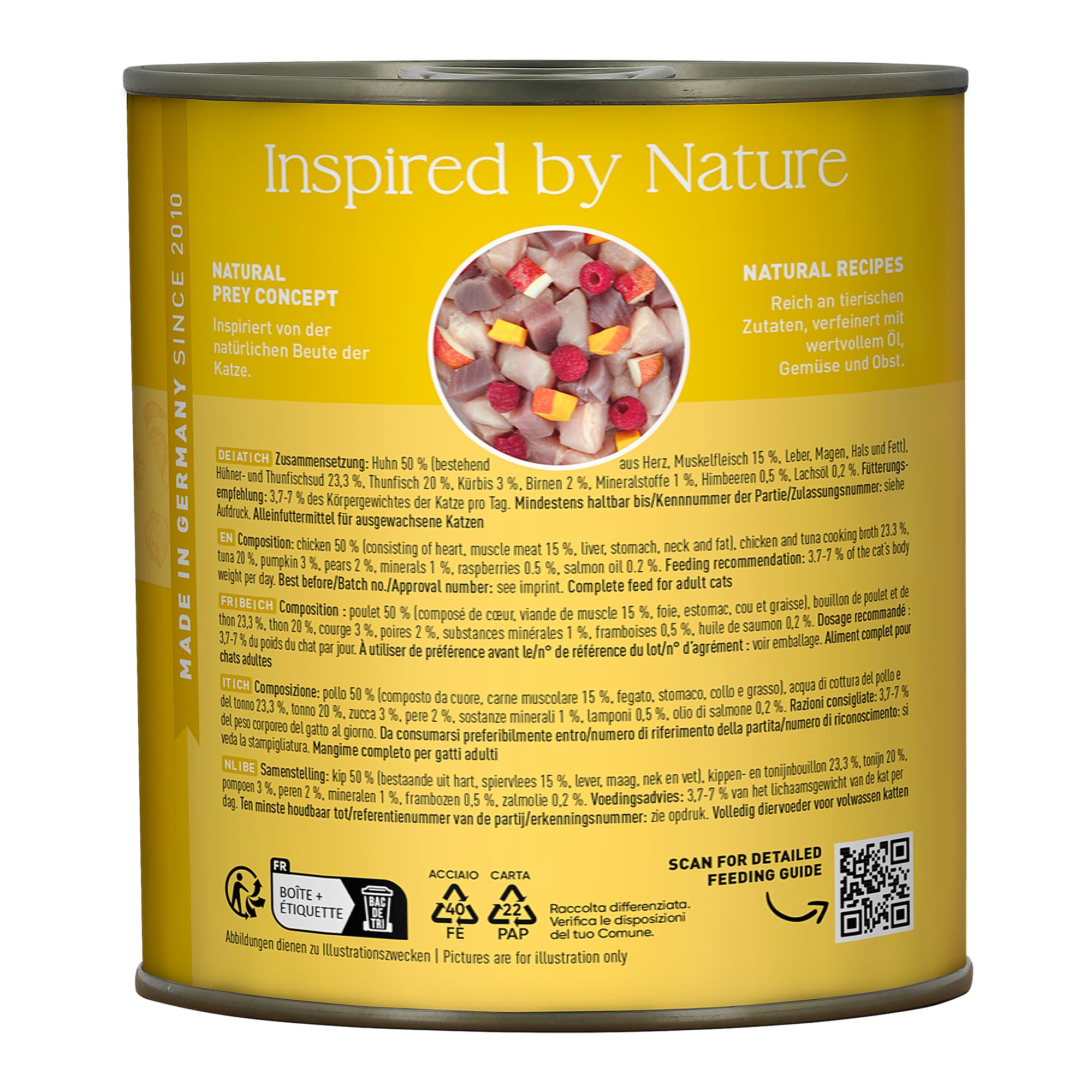 catz-finefood-n-25-huhn-thunfisch-katzen-nassfutter-mit-k-rbis-6-x-800-g image 3