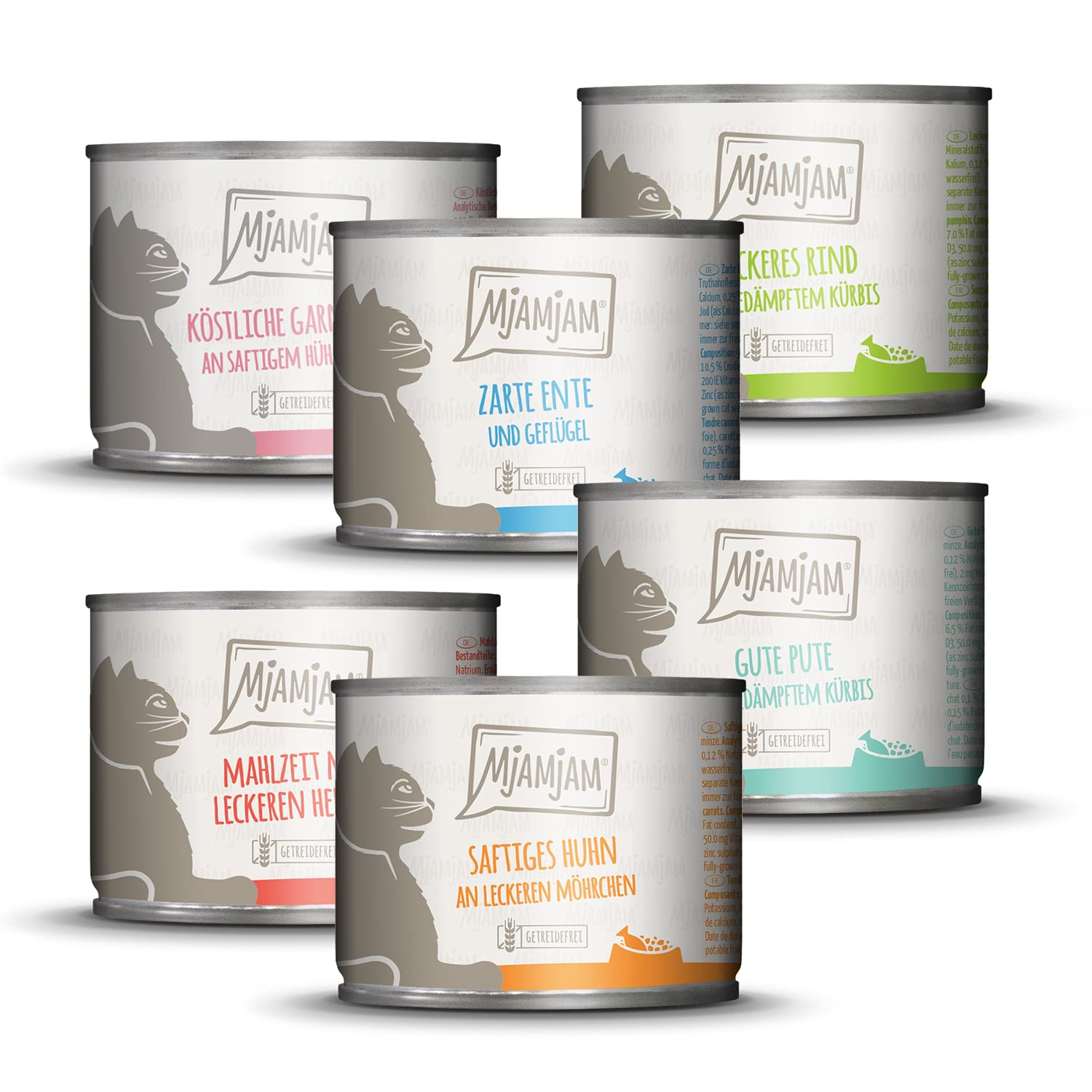 mjamjam-probierpaket-premium-katzennassfutter-6-x-200-g-getreidefrei image 1