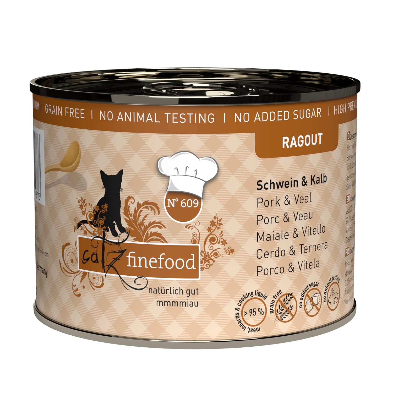 catz-finefood-ragout-n-609-schwein-kalb-in-sauce-6x190g image 1
