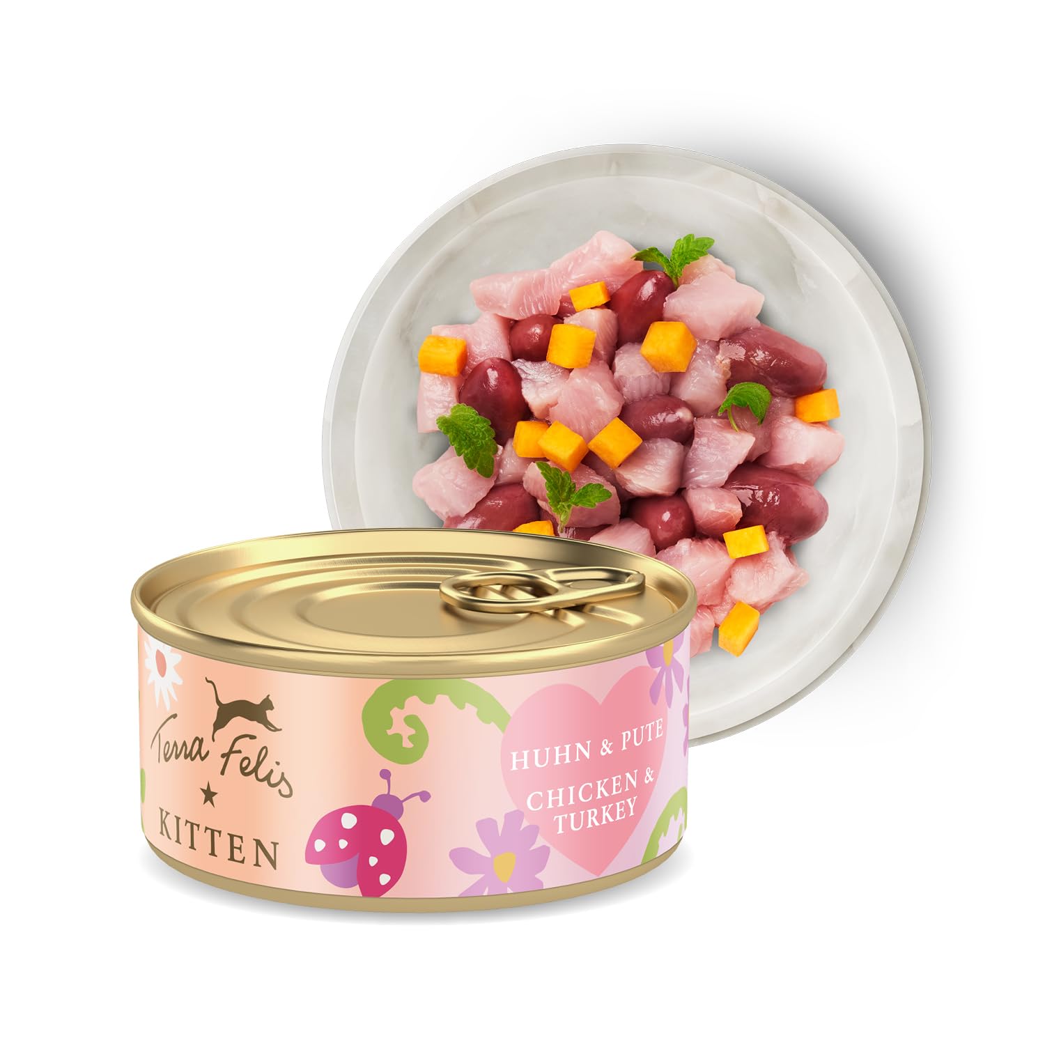 terra-felis-huhn-pute-kitten-nassfutter-18x70g image 2