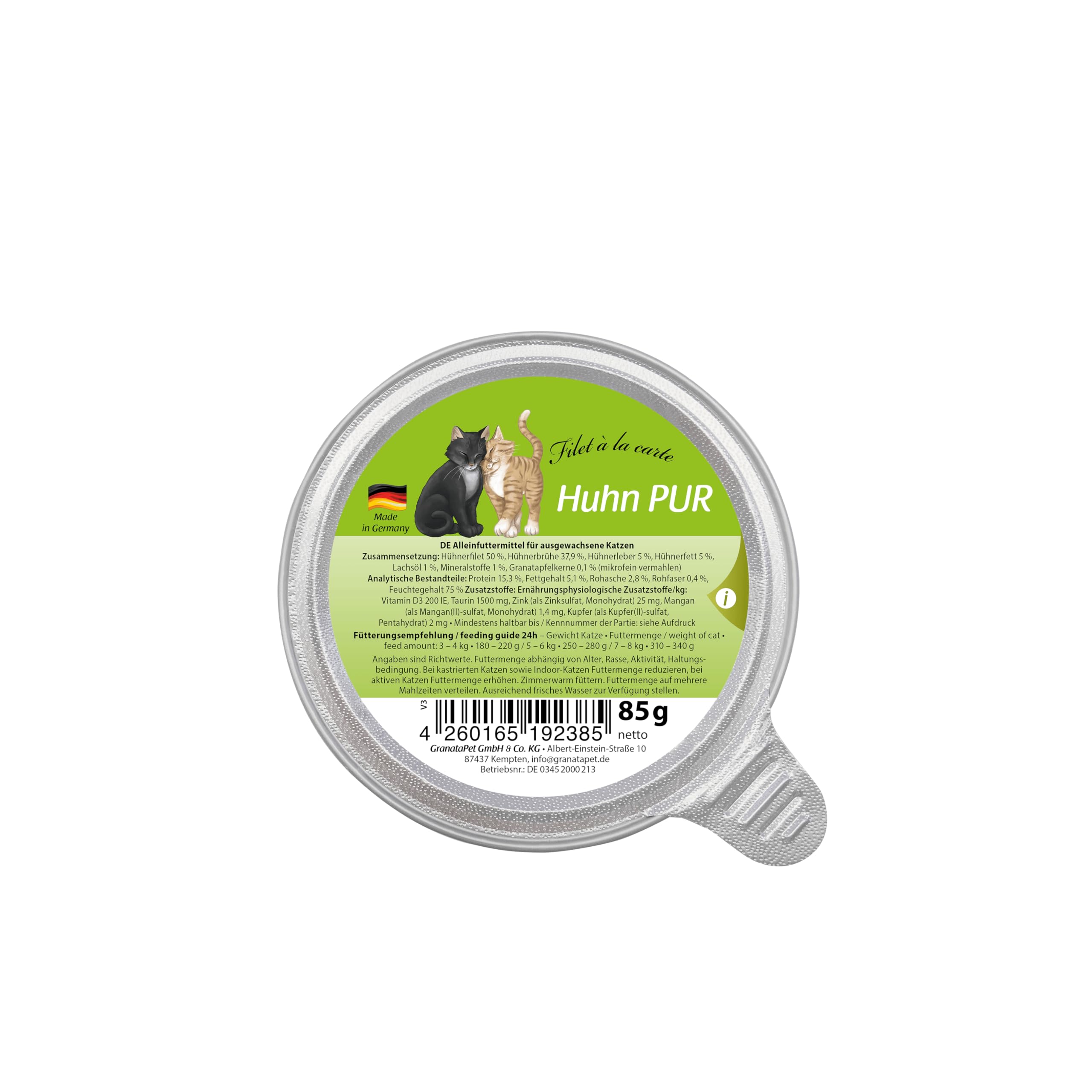 granatapet-filet-la-carte-ente-huhn-katzenfutter-nass-6x85g image 8