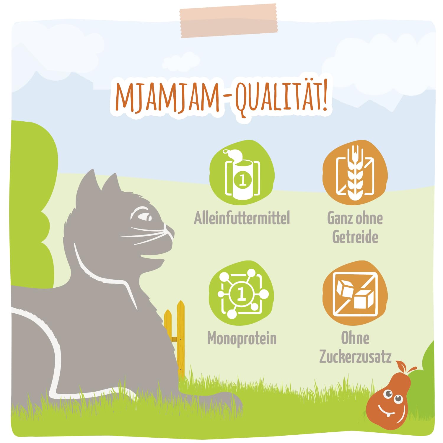 mjamjam-leckere-mahlzeiten-premium-nassfutter-f-r-katzen-h-hnchen-mit-birne-6-x- image 4