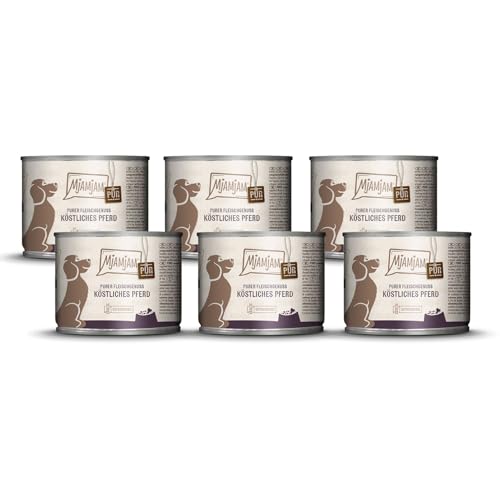 mjamjam-premium-hundenassfutter-pferd-pur-6-x-200-g-getreidefrei image 7