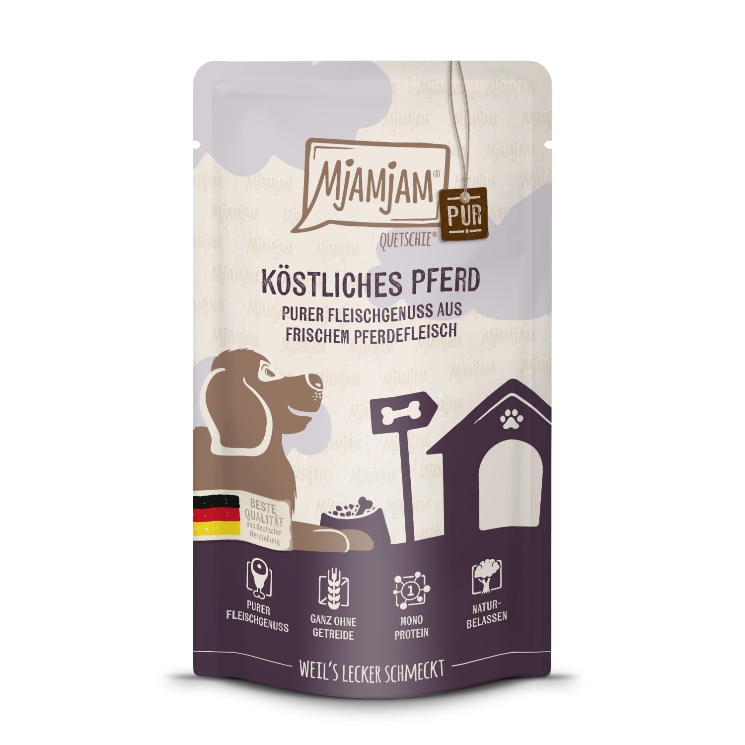 mjamjam-quetschie-pferd-pur-nassfutter-f-r-hunde-12-x-125-g image 7