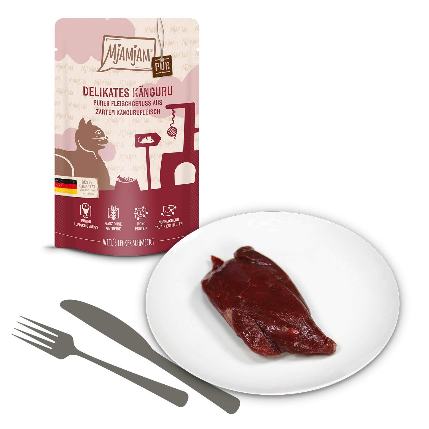 mjamjam-purer-fleischgenuss-zartes-k-nguru-pur-katzennassfutter-12-x-125-g image 6