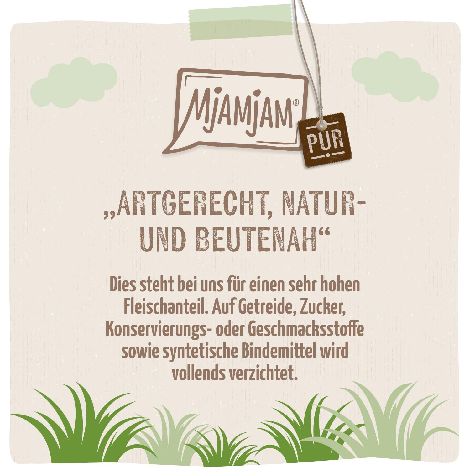 mjamjam-purer-fleischgenuss-hundefutter-rind-pur-6x800g image 2