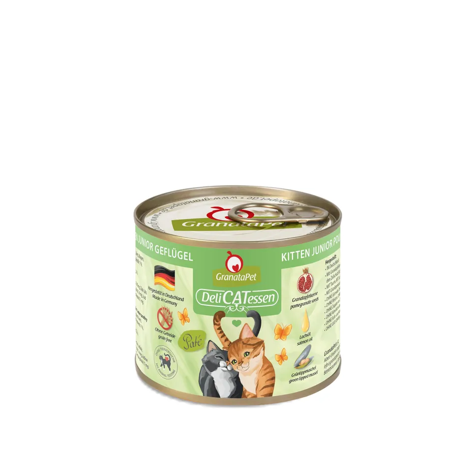 granatapet-delicatessen-kitten-gefl-gel-nassfutter-6-x-200g image 1