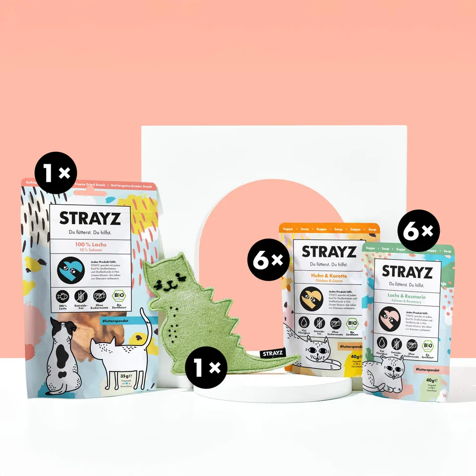 strayz-miez-verw-hnpaket-bio-geschenkset-f-r-katzen image 1