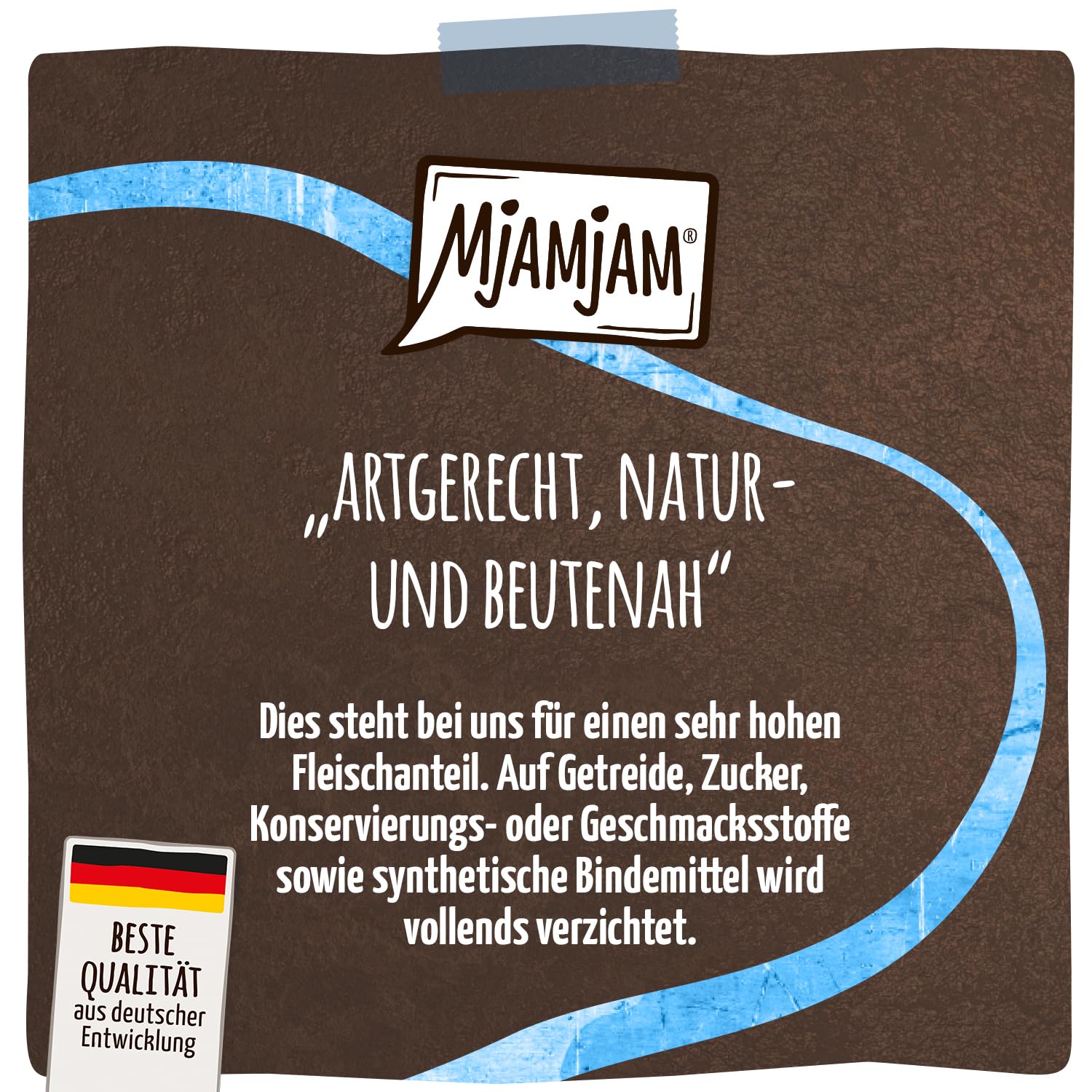mjamjam-panna-gatto-nassfutter-f-r-katzen-ente-mit-kr-nung-2-x-80g-getreidefrei image 2