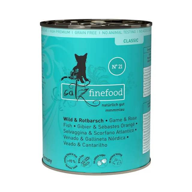 catz-finefood-classic-n-21-katzennassfutter-wild-rotbarsch-6-x-400g image 1