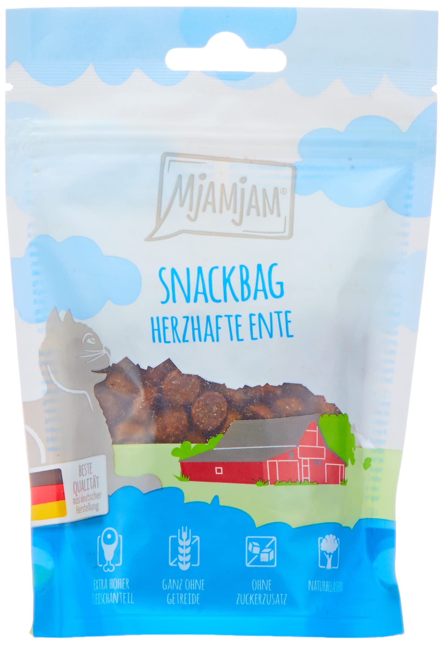 mjamjam-snackbag-saftiges-h-hnchen-katzensnack-1-x-125-g image 7