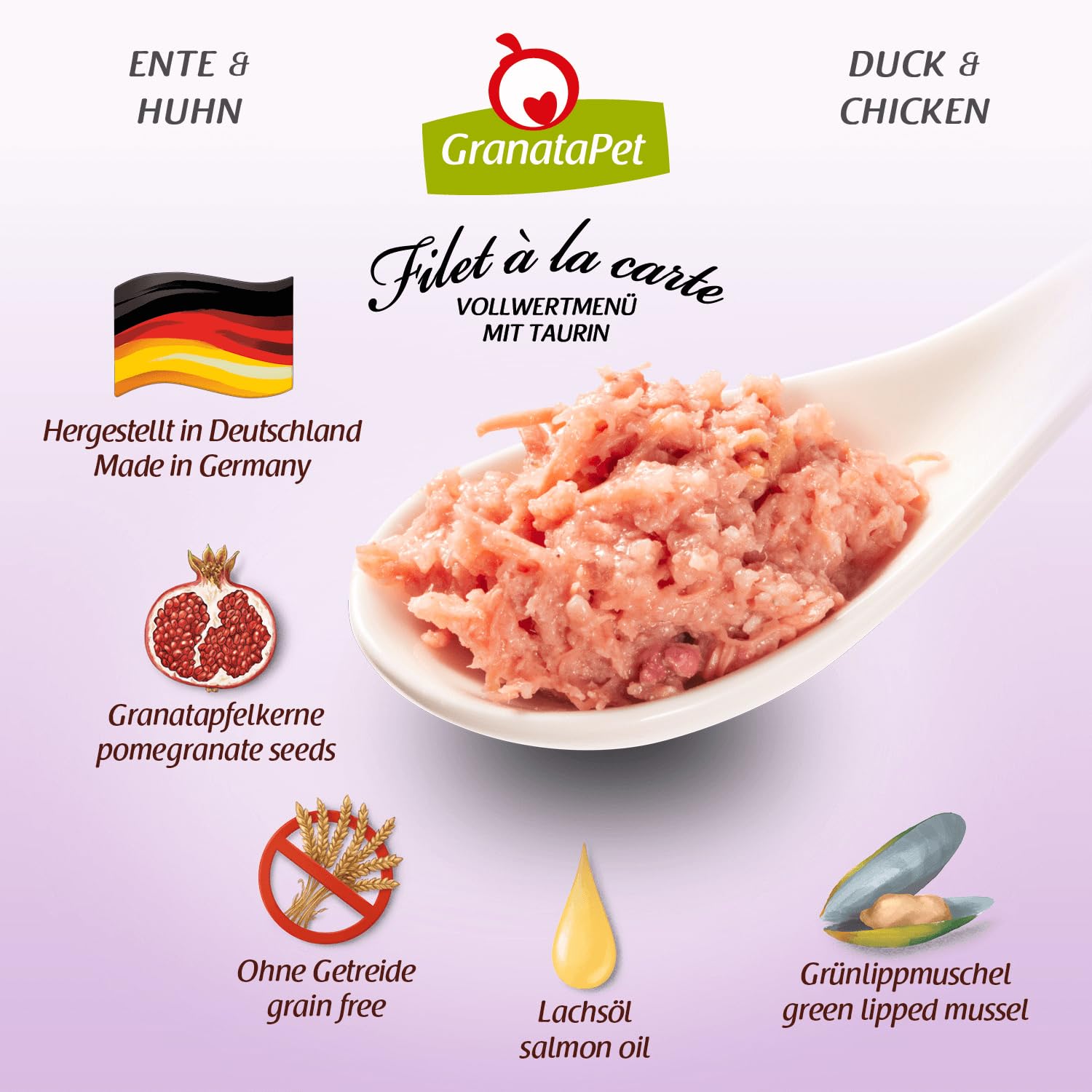 granatapet-filet-la-carte-ente-huhn-katzenfutter-nass-6x85g image 5