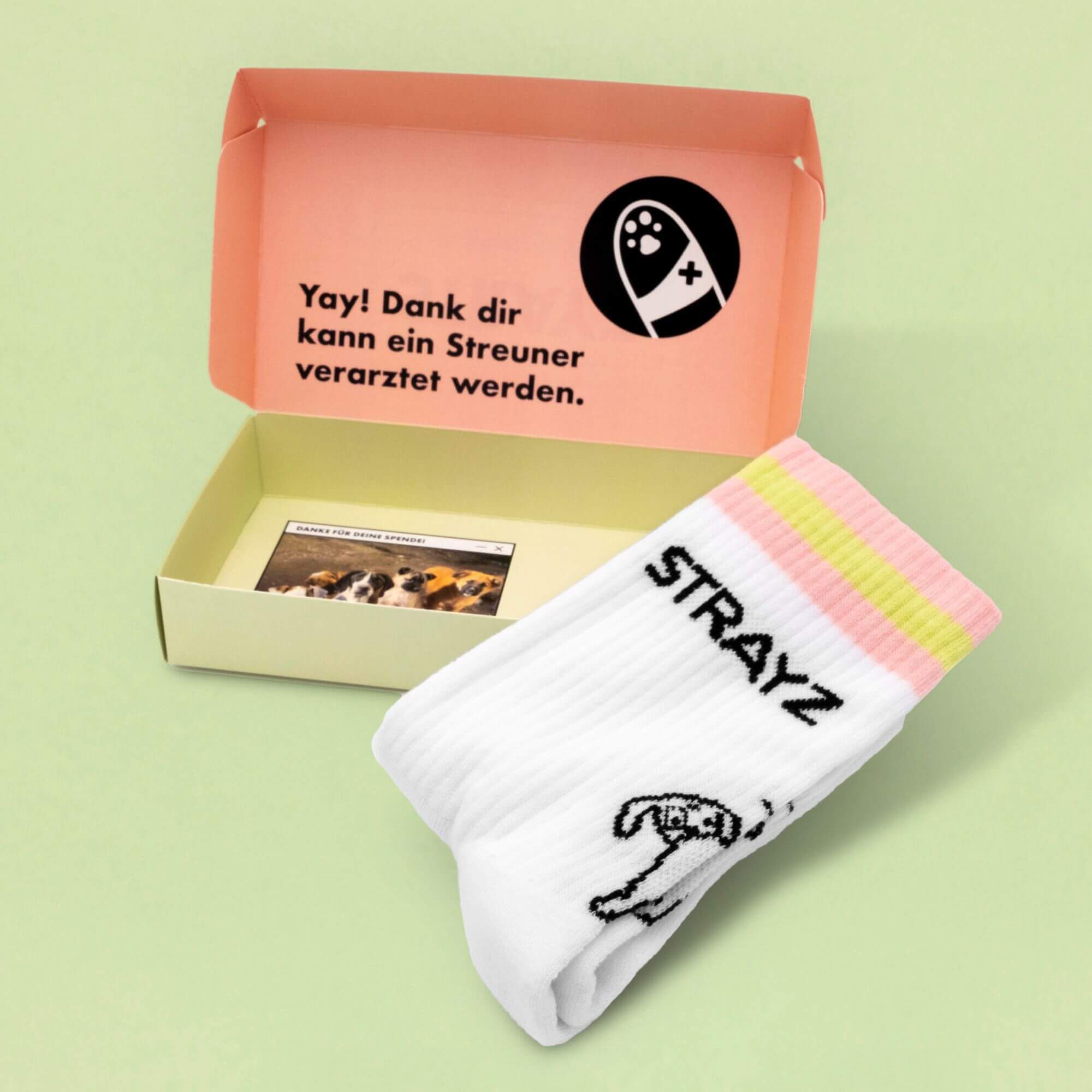 strayz-doggo-tennissocken-socken image 1