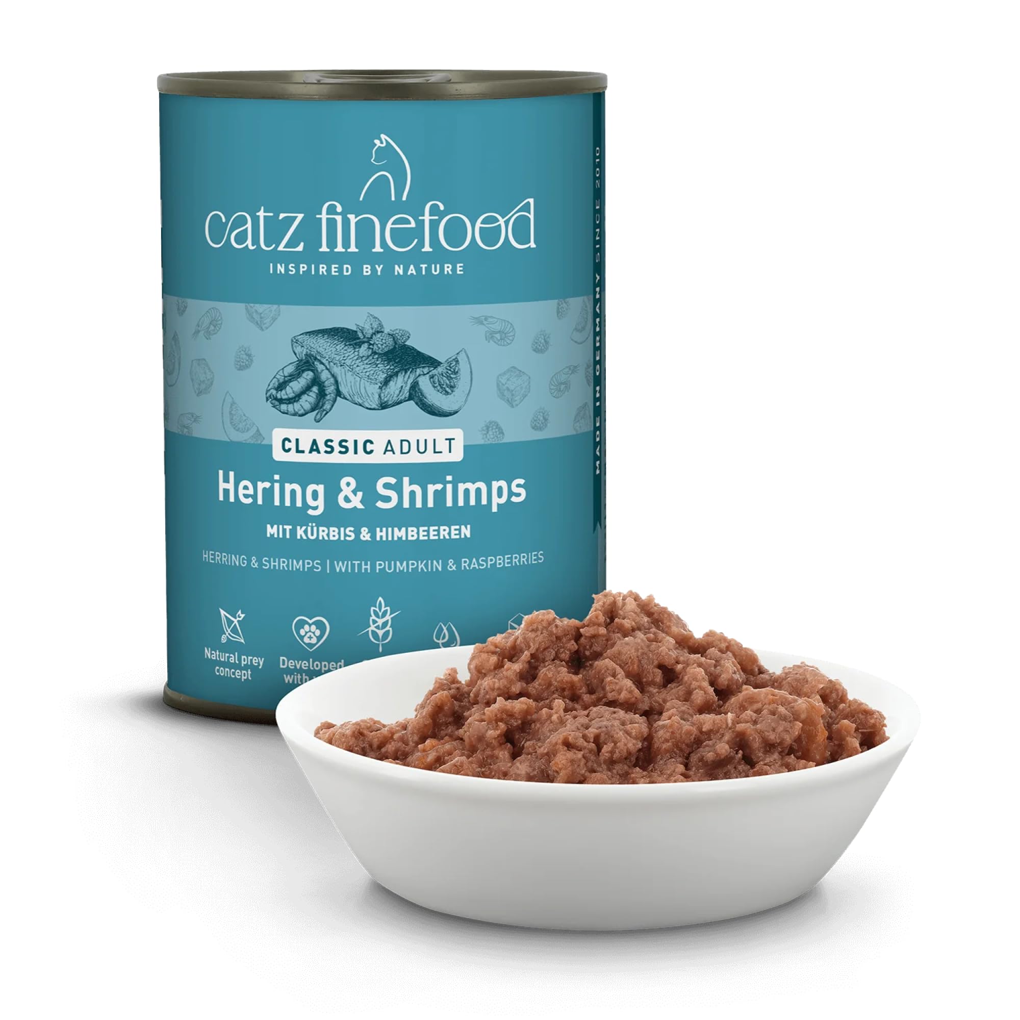 catz-finefood-classic-katzennassfutter-hering-shrimps-6-x-400g image 2