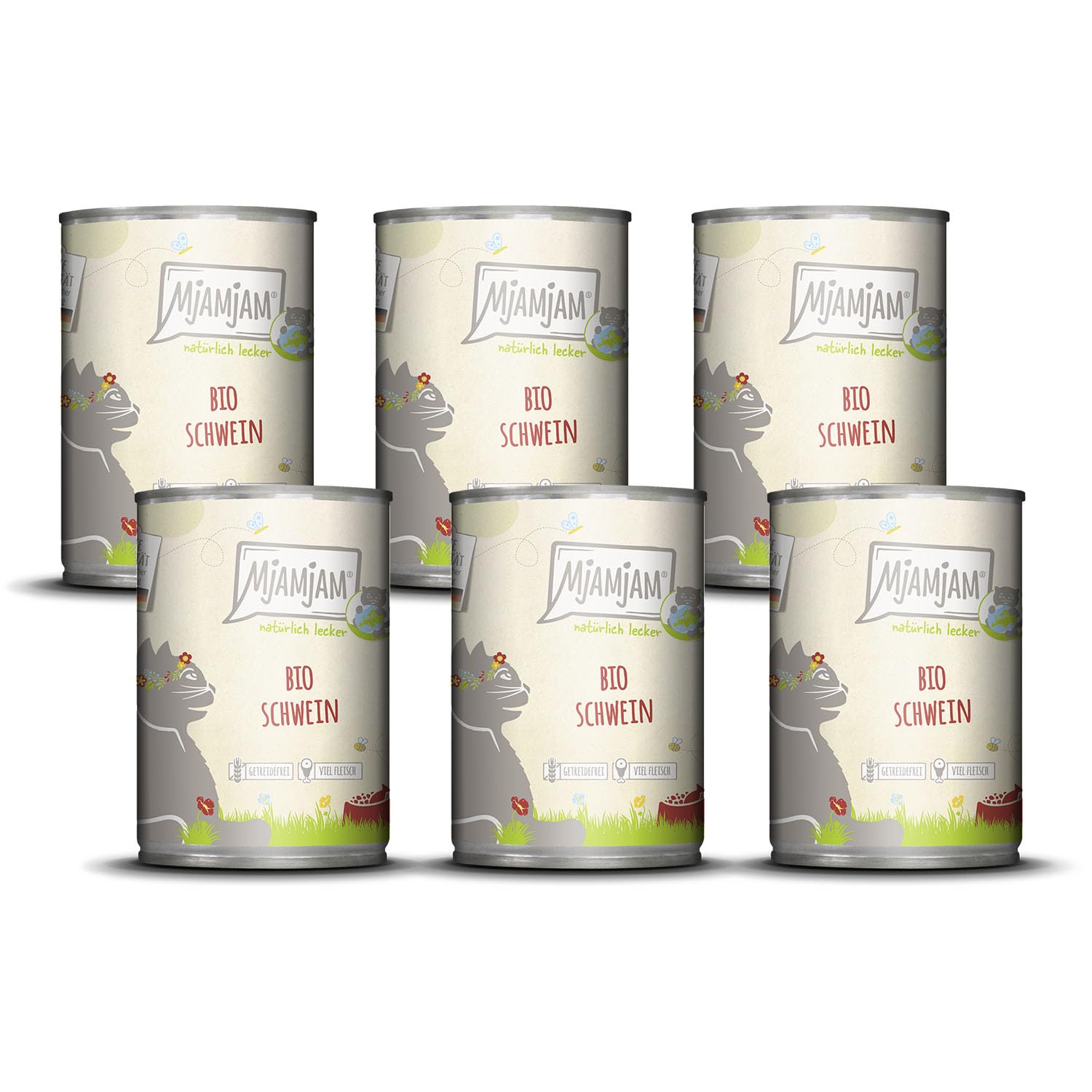 mjamjam-nat-rlich-lecker-bio-h-hnchen-nassfutter-f-r-katzen-6-x-400-g image 7