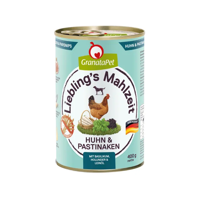 granatapet-liebling-s-mahlzeit-huhn-pastinaken-hundenassfutter-6-x-400-g image 1