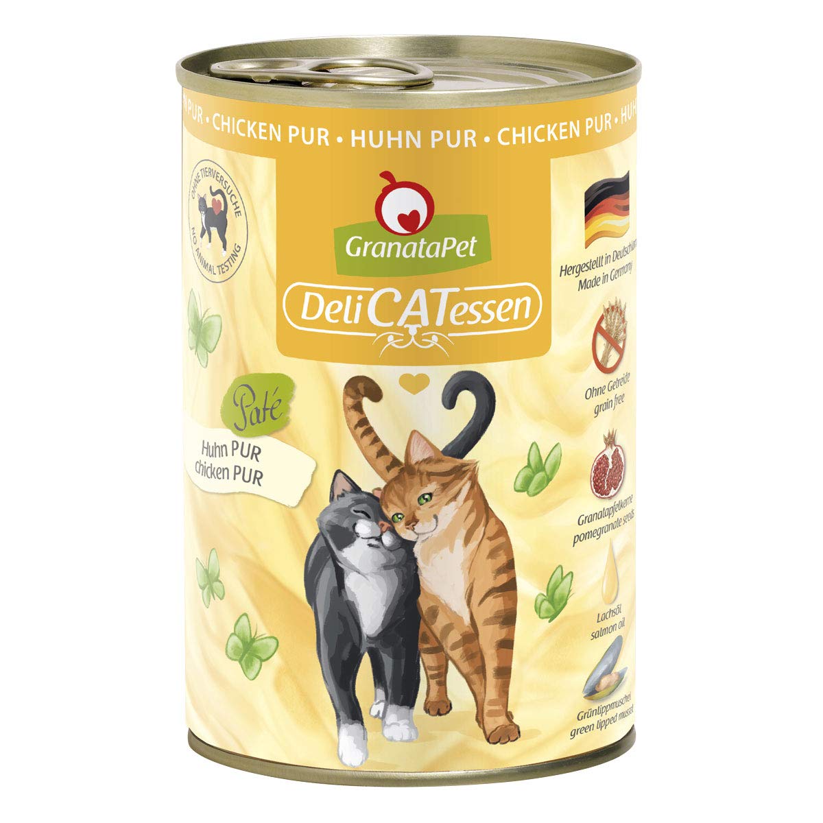 granatapet-delicatessen-premium-nassfutter-f-r-katzen-huhn-pur-400-g-getreidefre image 1