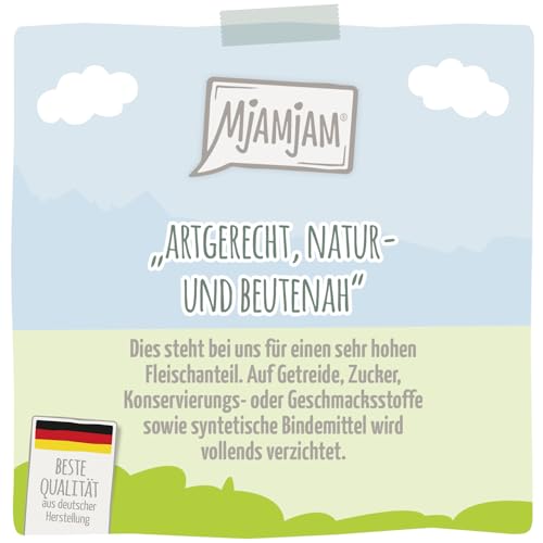 mjamjam-premium-nassfutter-f-r-hunde-kalb-mit-zucchini-6er-pack-6-x-200-g image 8