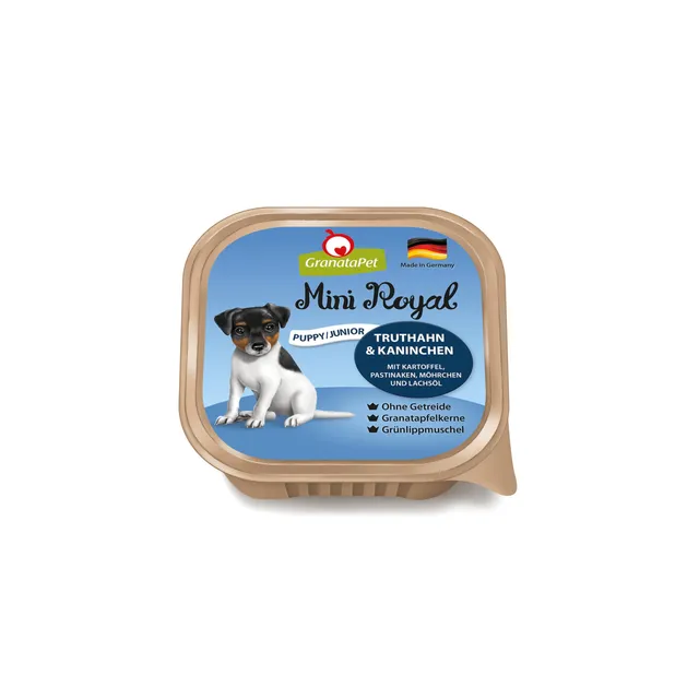 granatapet-mini-royal-truthahn-kaninchen-junior-nassfutter-f-r-kleine-hunde-11-x image 1