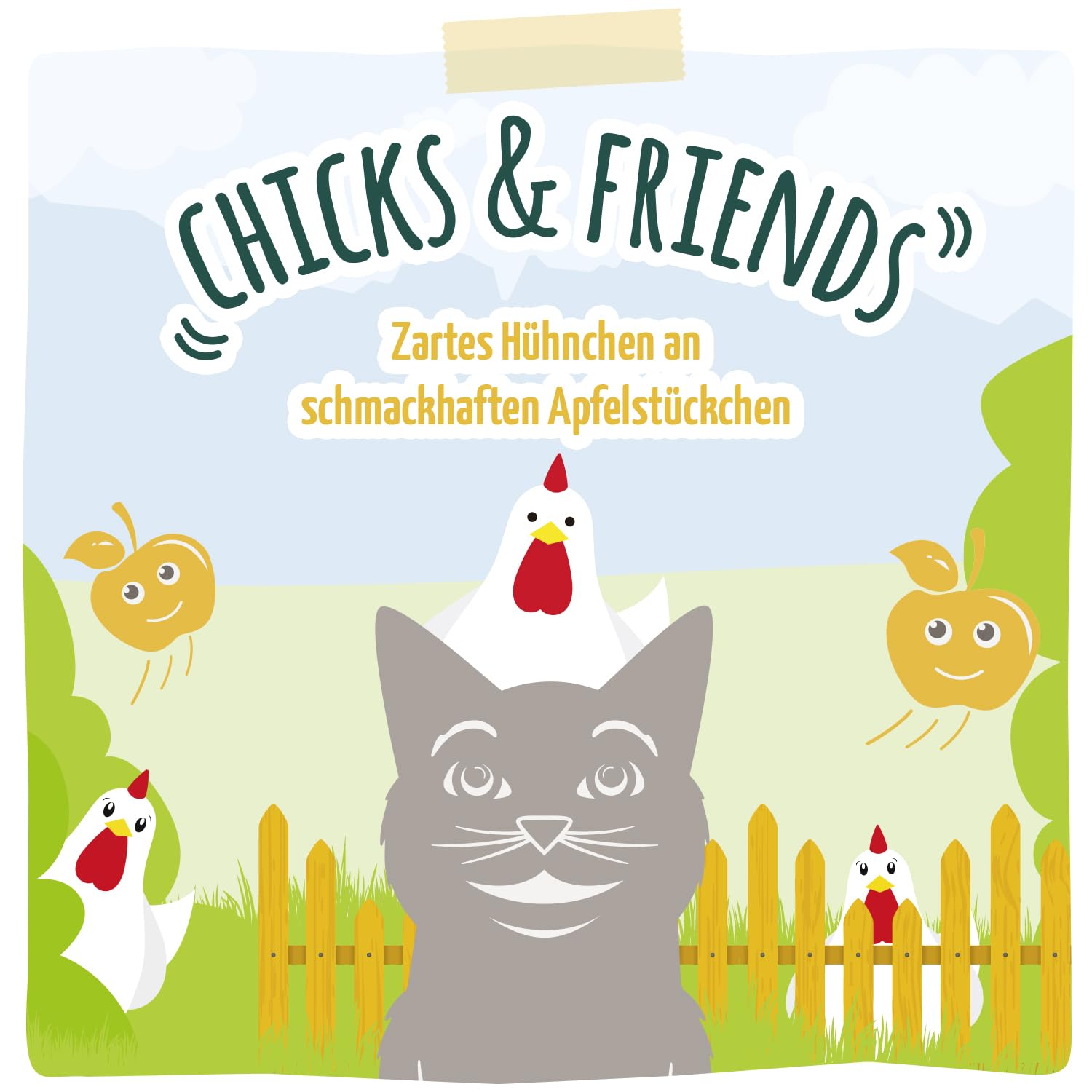 mjamjam-leckere-mahlzeiten-premium-nassfutter-f-r-katzen-zartes-h-hnchen-mit-apf image 5