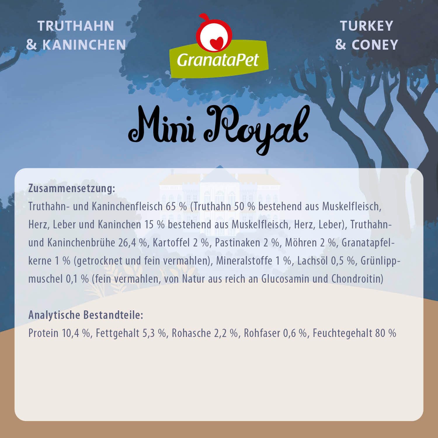 granatapet-mini-royal-truthahn-kaninchen-junior-nassfutter-f-r-kleine-hunde-11-x image 3
