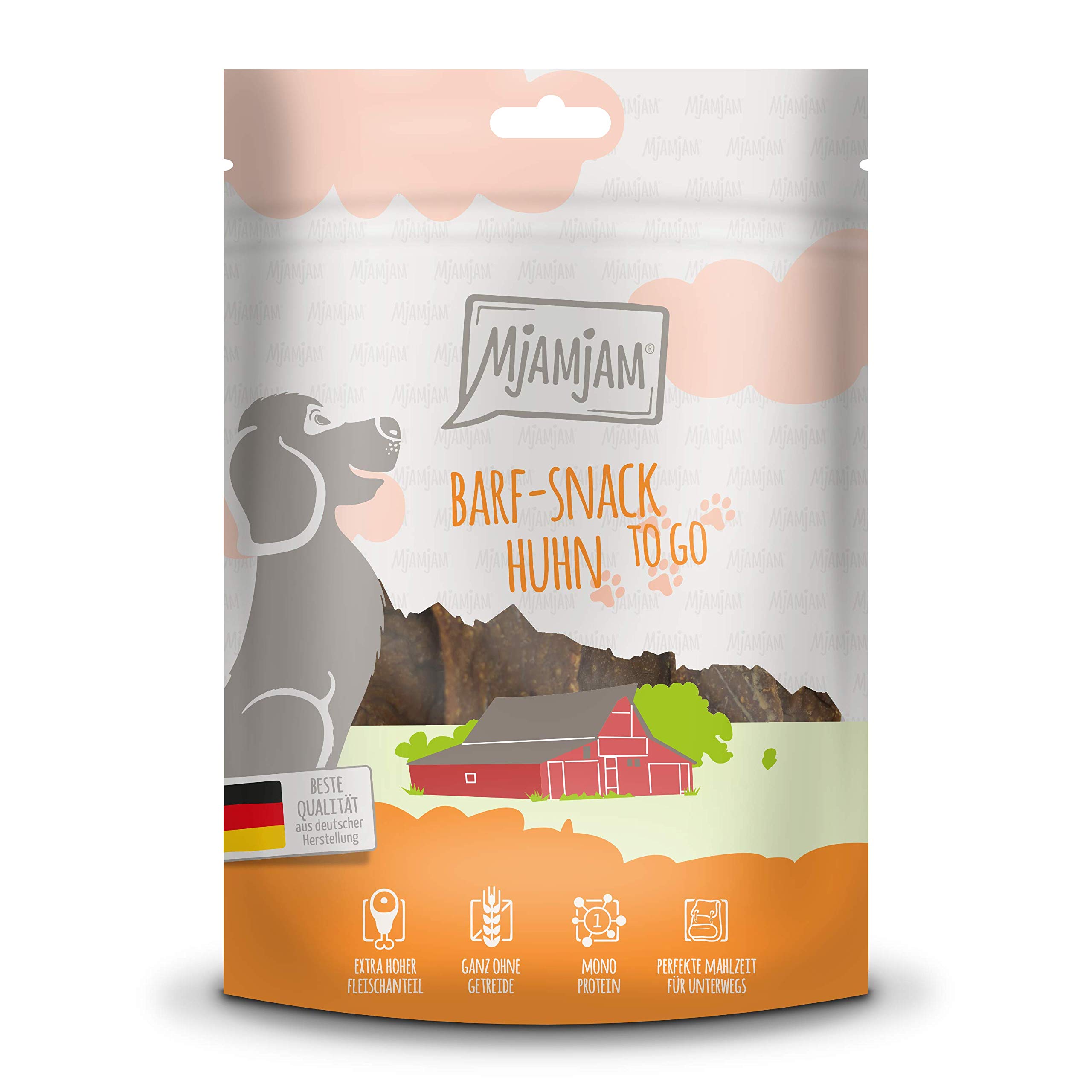 mjamjam-barfsnack-to-go-premium-hundesnack-ente-1-x-125-g-naturbelassen image 6