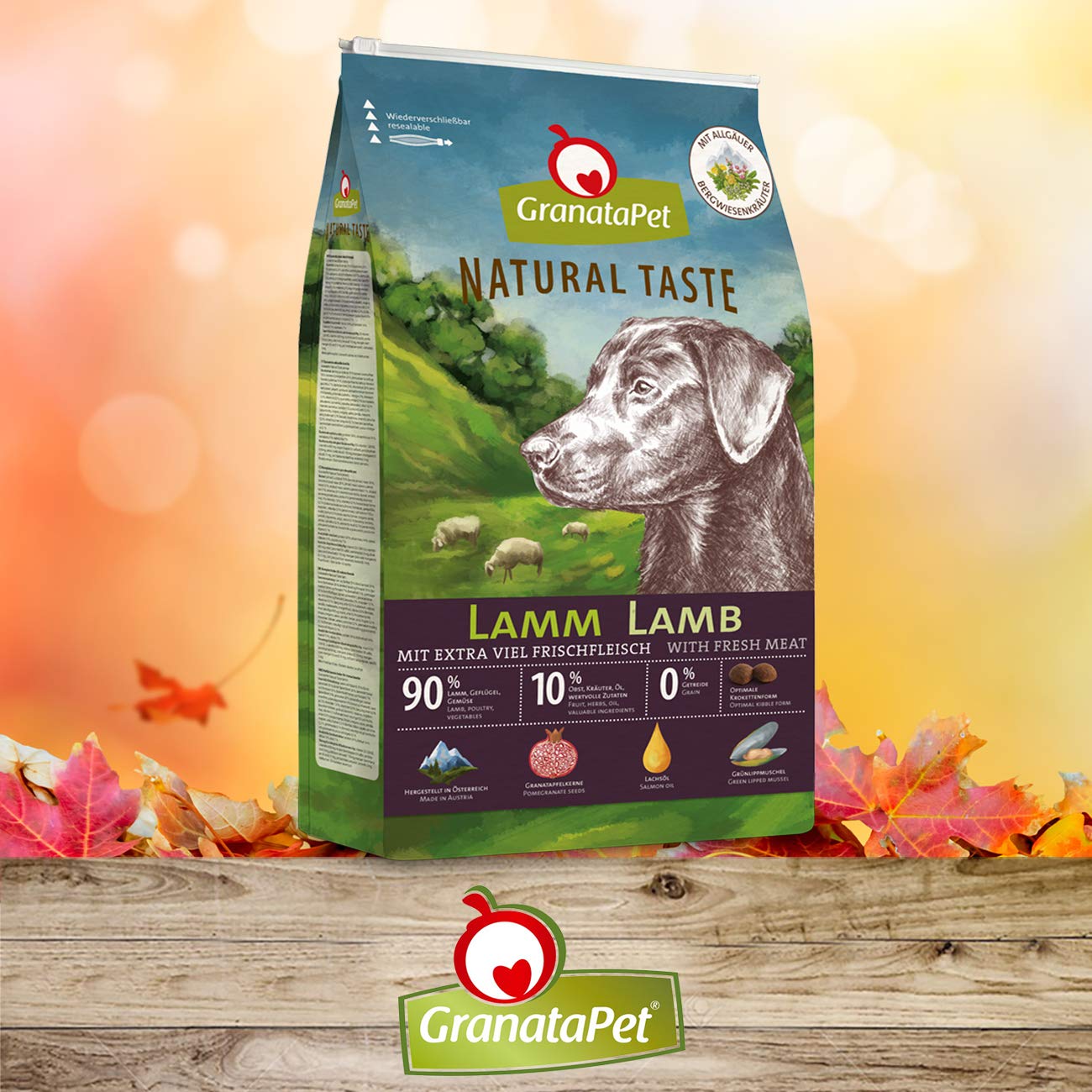 granatapet-natural-taste-lamm-hundetrockenfutter-12kg-getreidefrei image 2