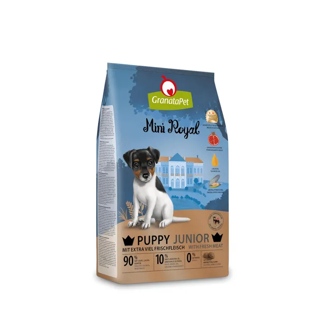 granatapet-mini-royal-junior-trockenfutter-f-r-welpen-kleiner-rassen-1-kg image 1