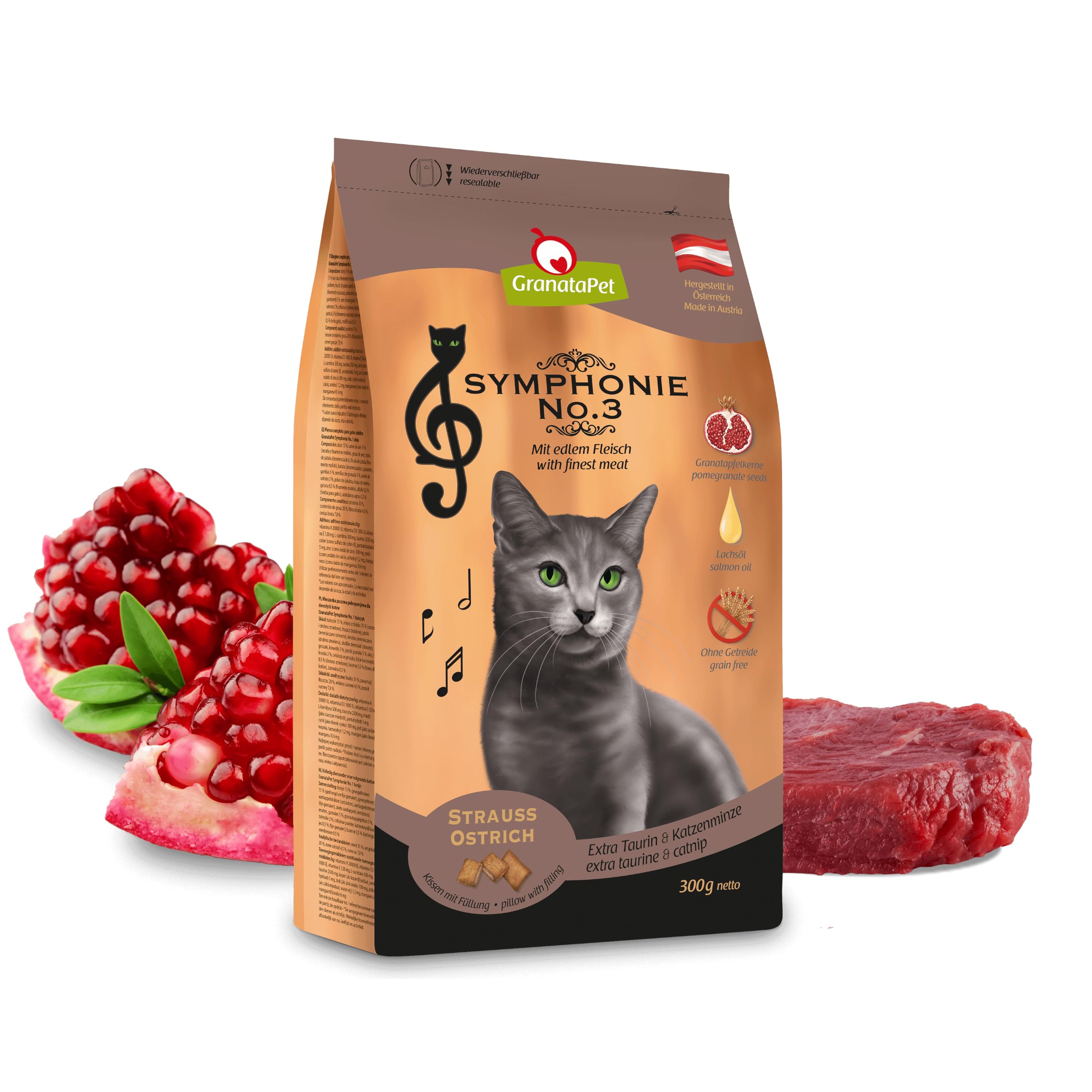 granatapet-symphonie-no-3-strauss-trockenfutter-f-r-katzen-300-g image 2