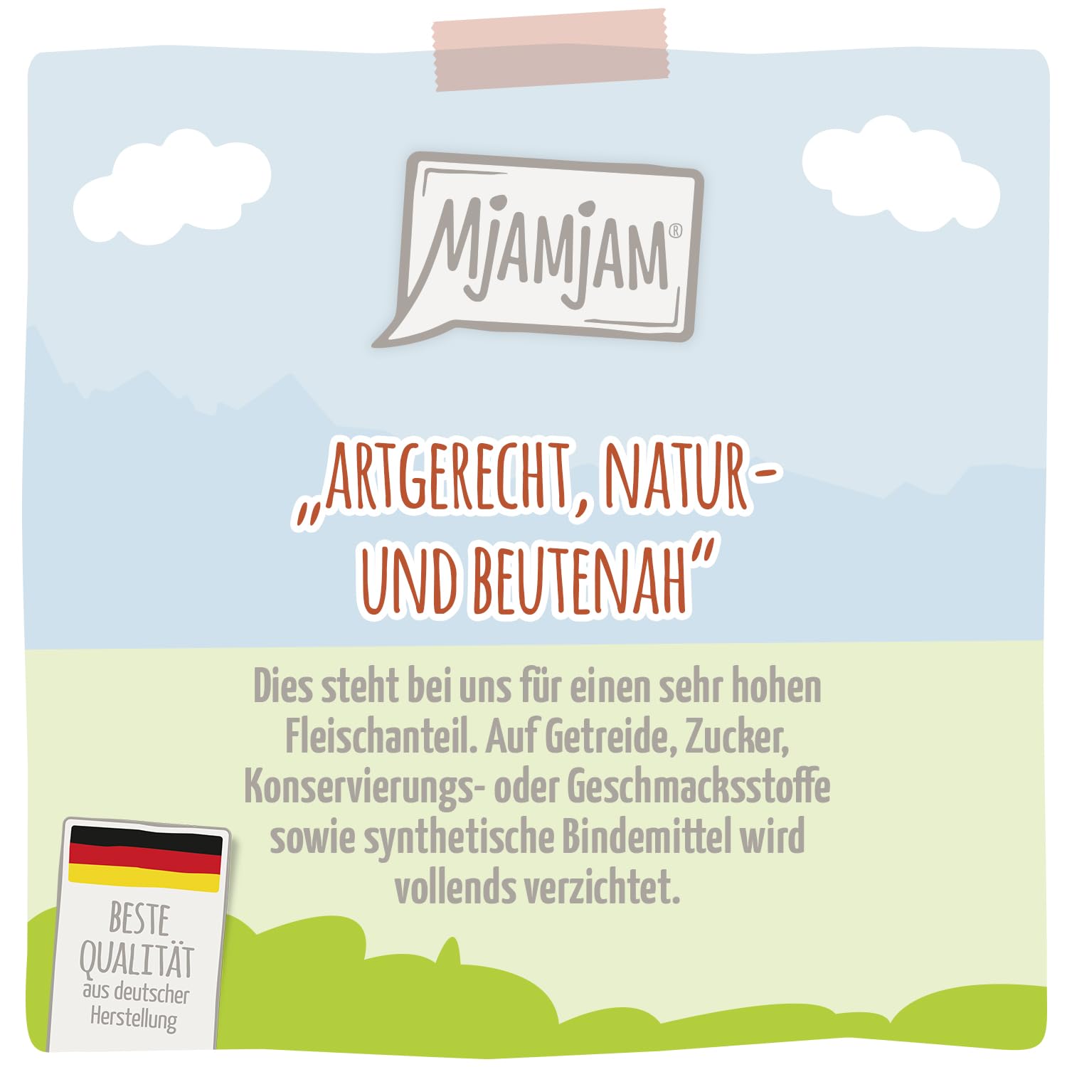 mjamjam-leckere-mahlzeiten-premium-nassfutter-f-r-katzen-herzhaftes-wild-mit-apf image 2