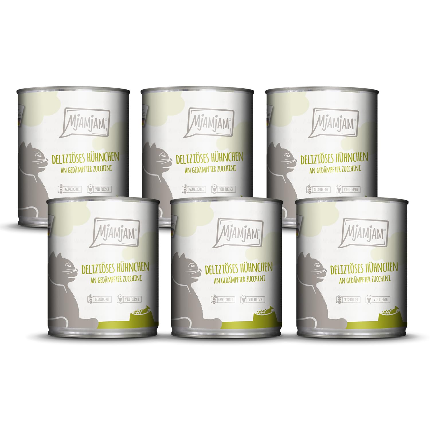 mjamjam-premium-nassfutter-f-r-katzen-delizi-ses-h-hnchen-an-ged-mpfter-zucchini image 1