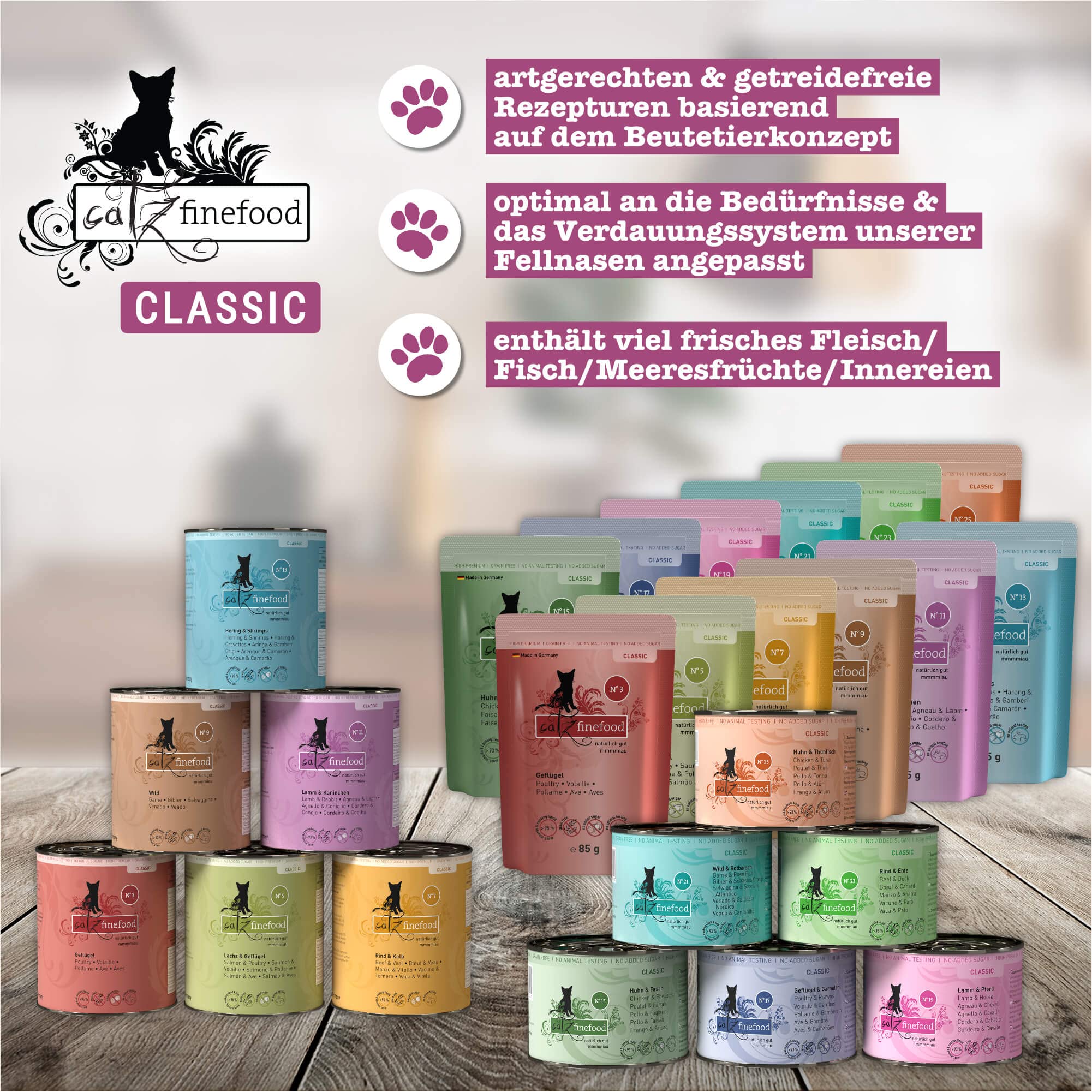 catz-finefood-multipack-1-feinkost-katzennassfutter-12-x-85-g-6-sorten-mix image 2