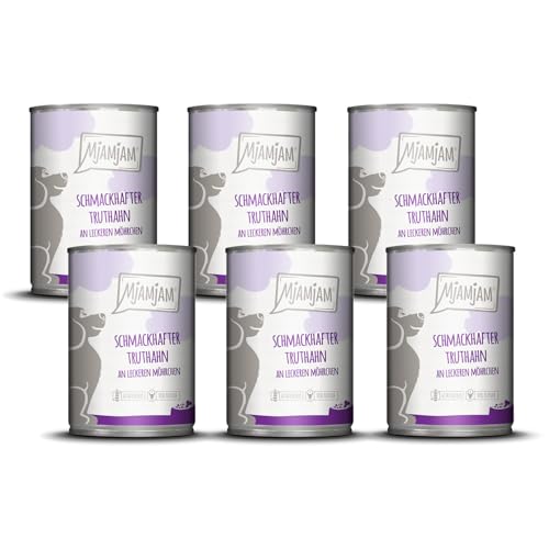 mjamjam-premium-hundenassfutter-truthahn-mit-m-hrchen-getreidefrei-6-x-400g image 8