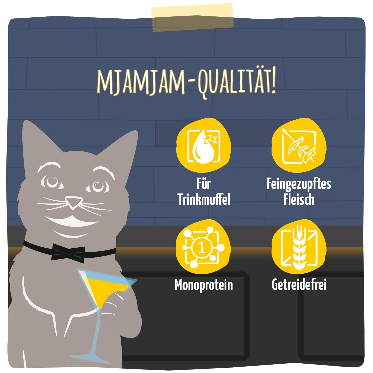 mjamjam-cocktails-drink-f-r-katzen-gezupftes-h-hnchenfleisch-40g-getreidefrei image 4