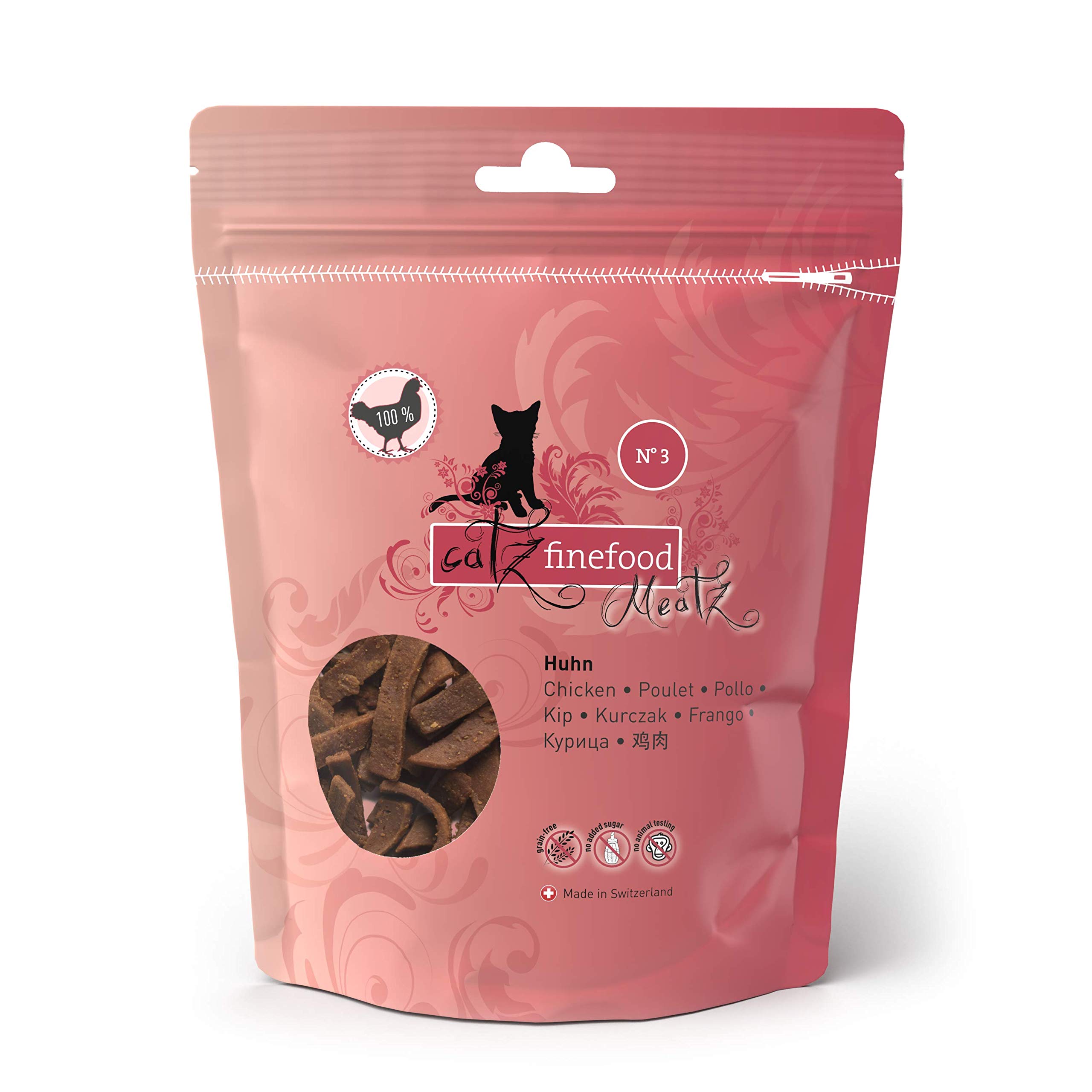 catz-finefood-meatz-huhn-n-3-katzenleckerli-fleischstreifen-8x45g image 1