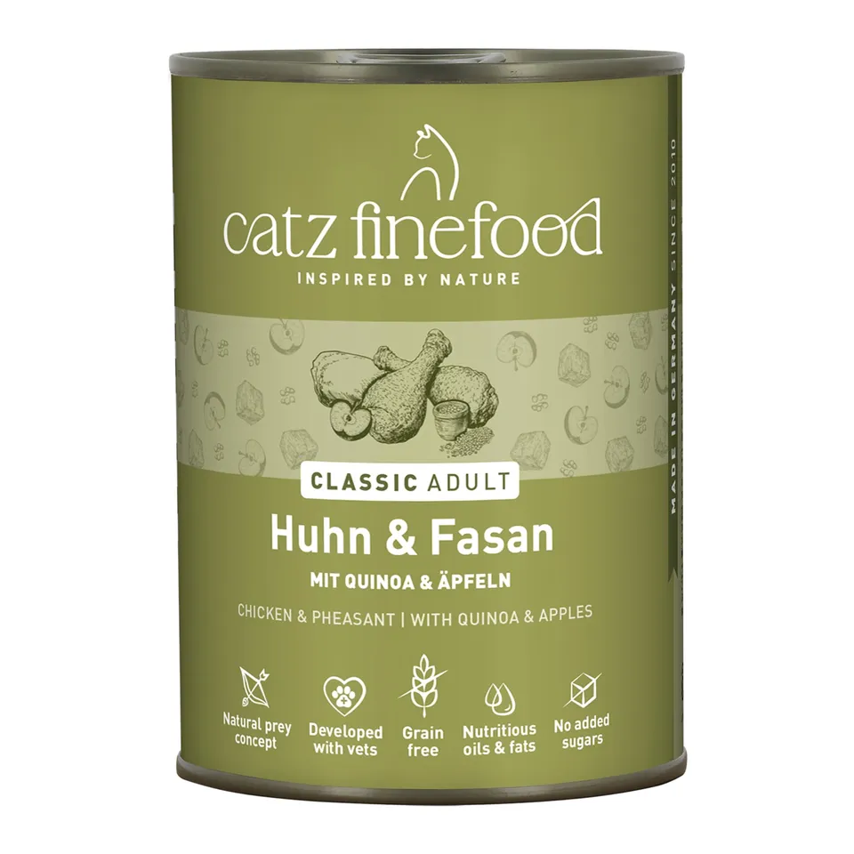 catz-finefood-n-15-huhn-fasan-katzenfutter-6-x-400g image 1