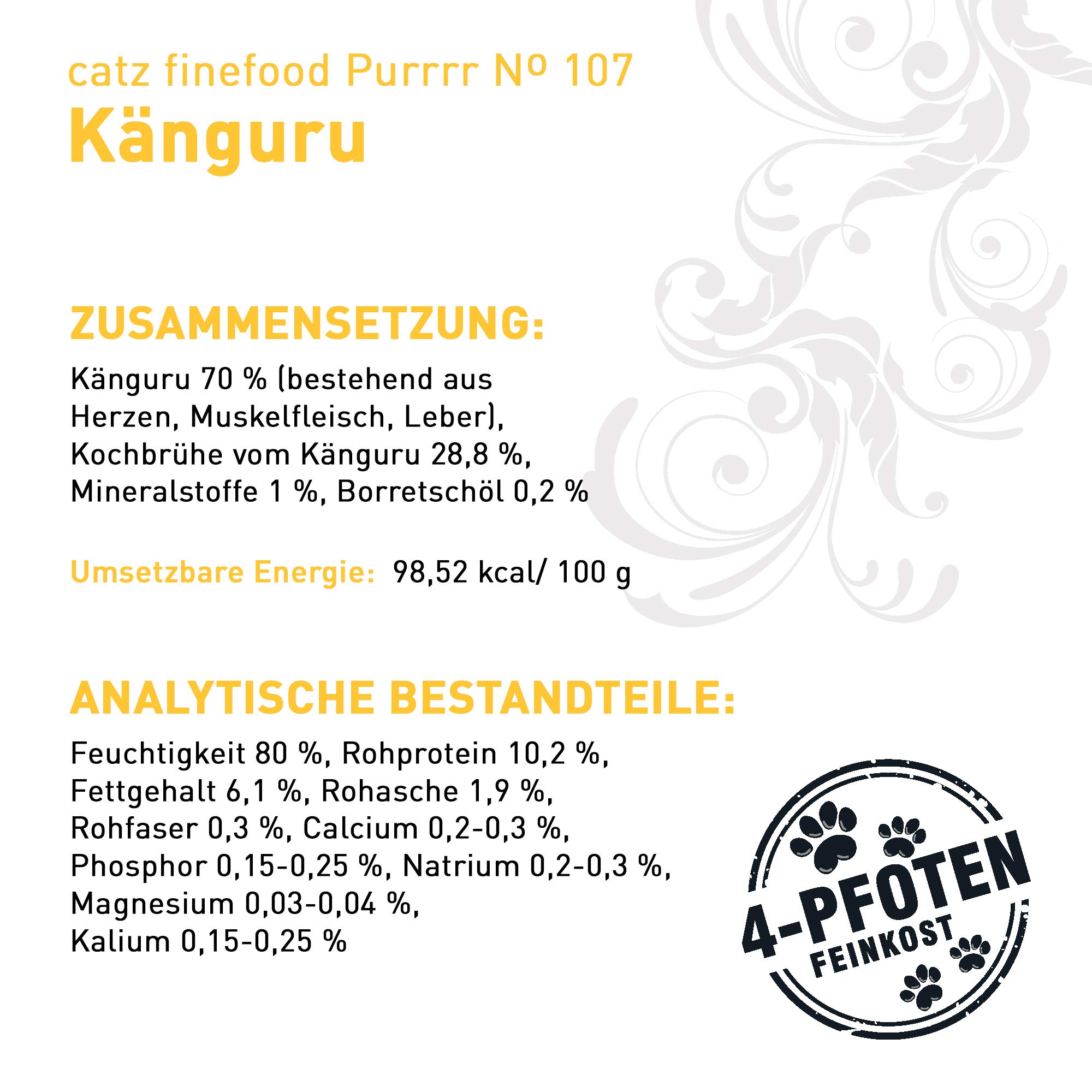 catz-finefood-purrrr-n-107-k-nguru-monoprotein-katzen-nassfutter-6-x-200-g image 8